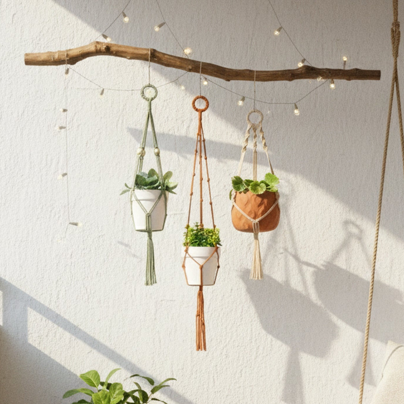 Macrame Plant Hanger macrame for plant hangers and warm decor I87