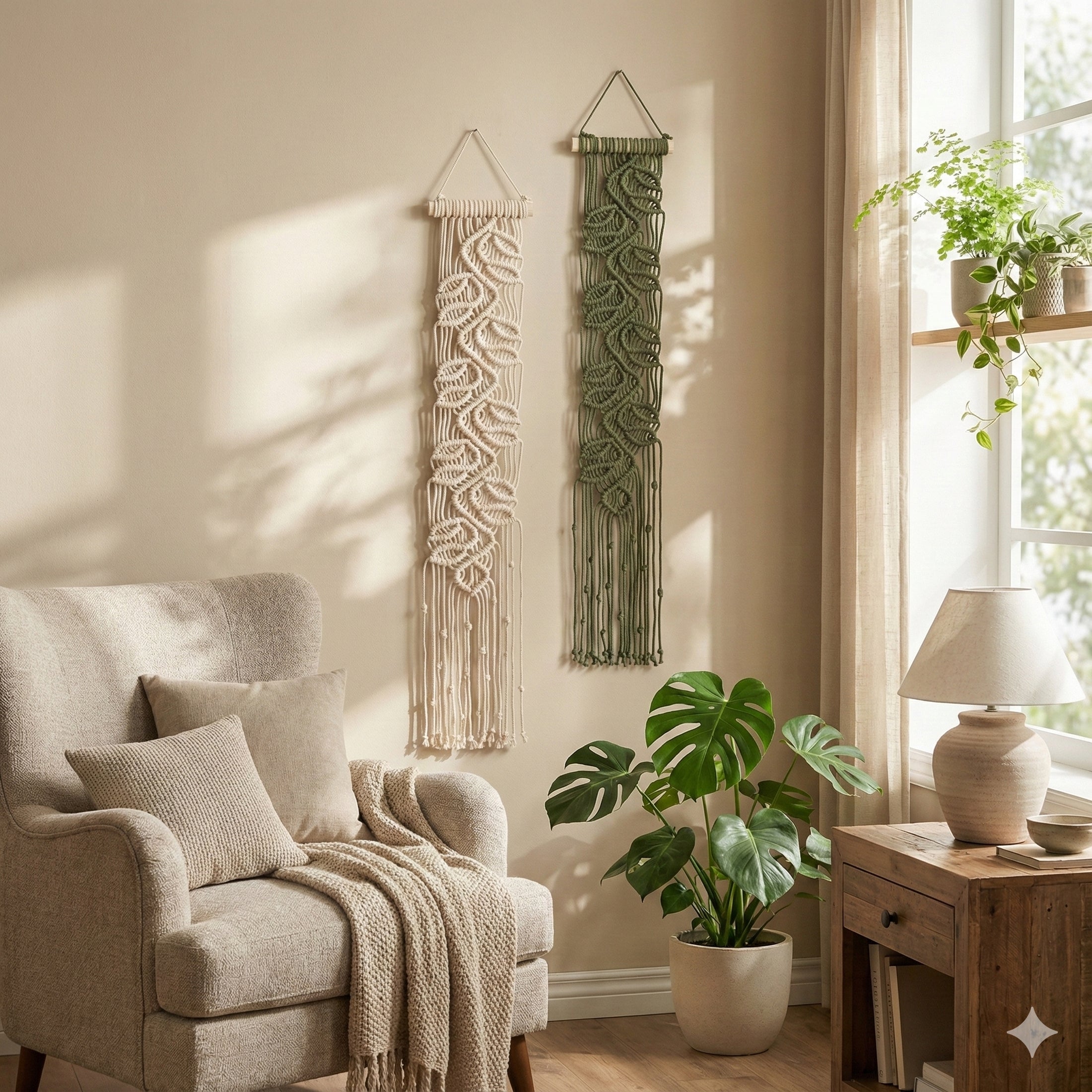 Macrame Wall Hanging Pattern Macrame Cord for DIY Wall Art P29