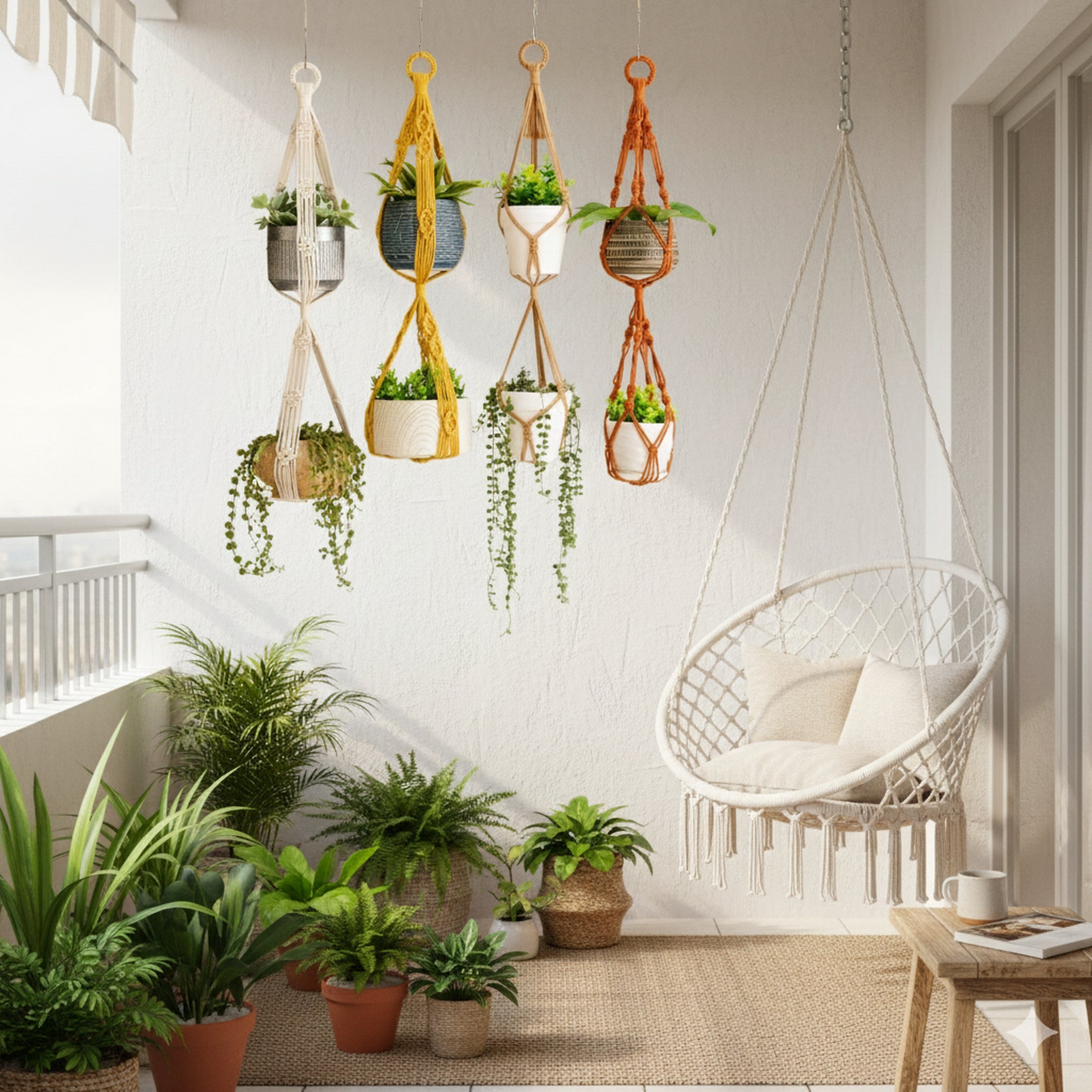 Macrame Plant Hanger macrame for plant hangers and layered decor I73