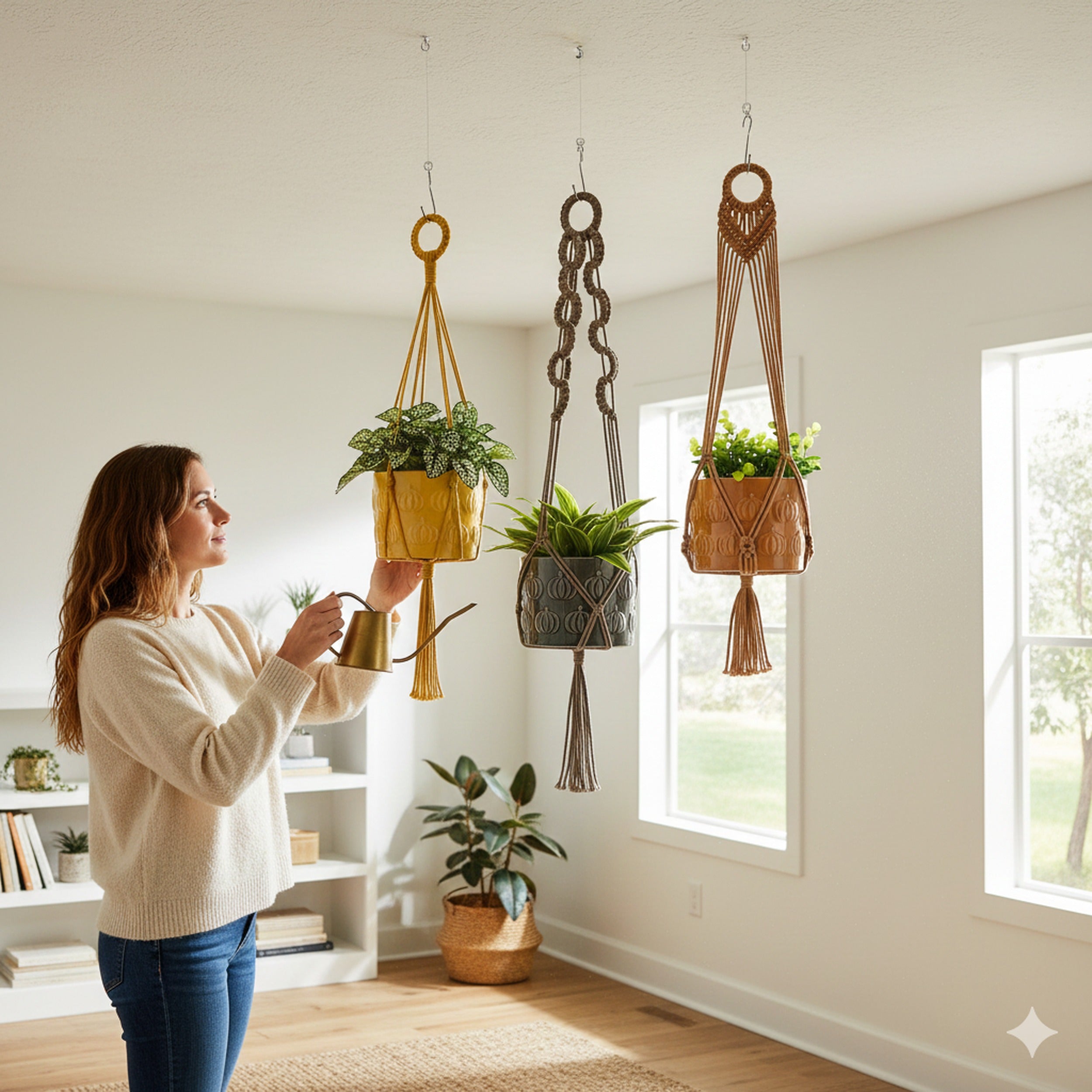 Macrame Plant Hanger macrame for house plant hangers and decor I48