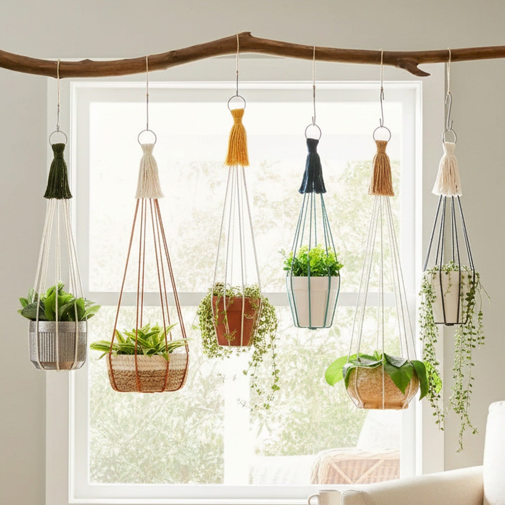 Macrame Plant Hanger macrame for plant hangers and house plant decor I64