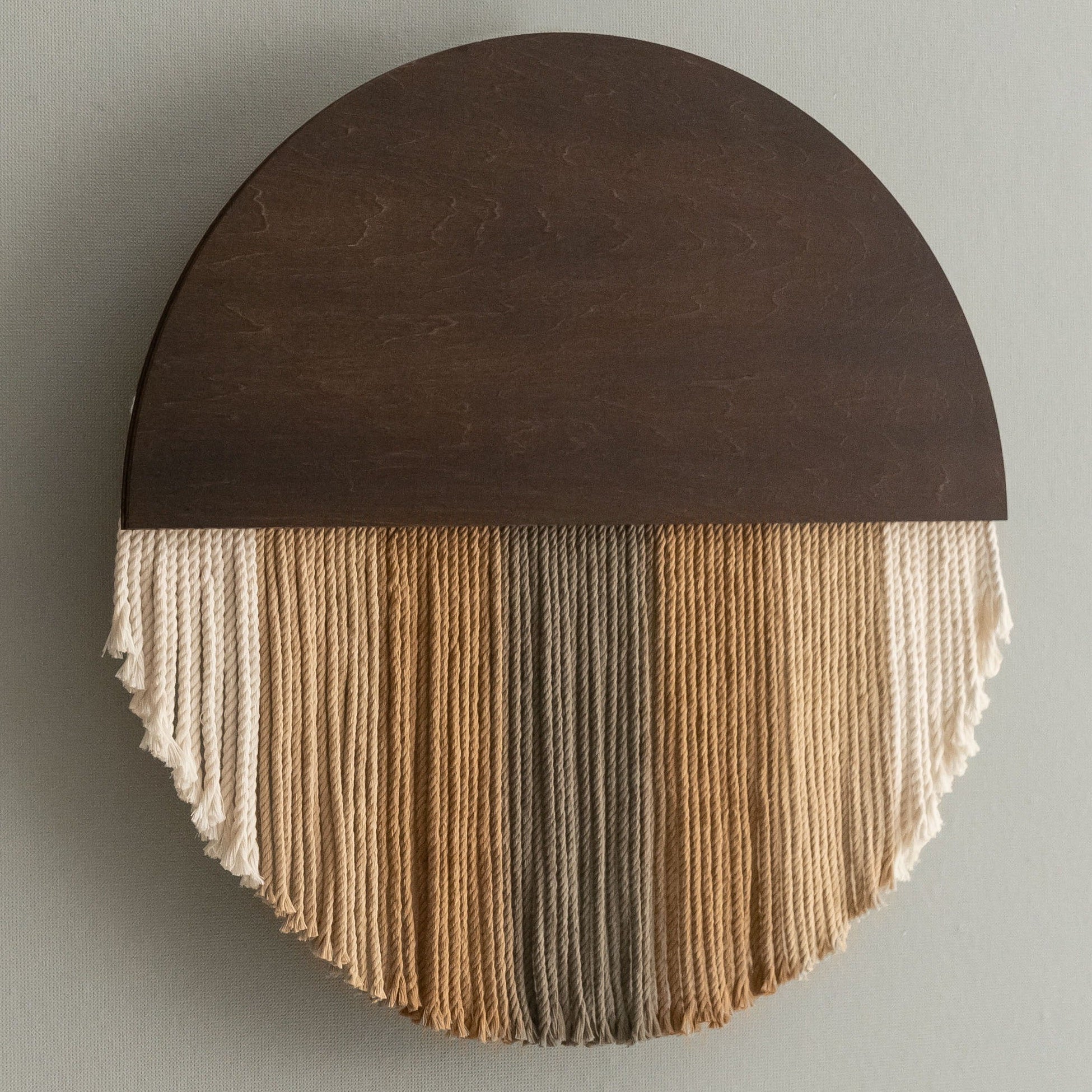 Lunar Memory Wall Hanging macrame wall hanging for boho wall art V07