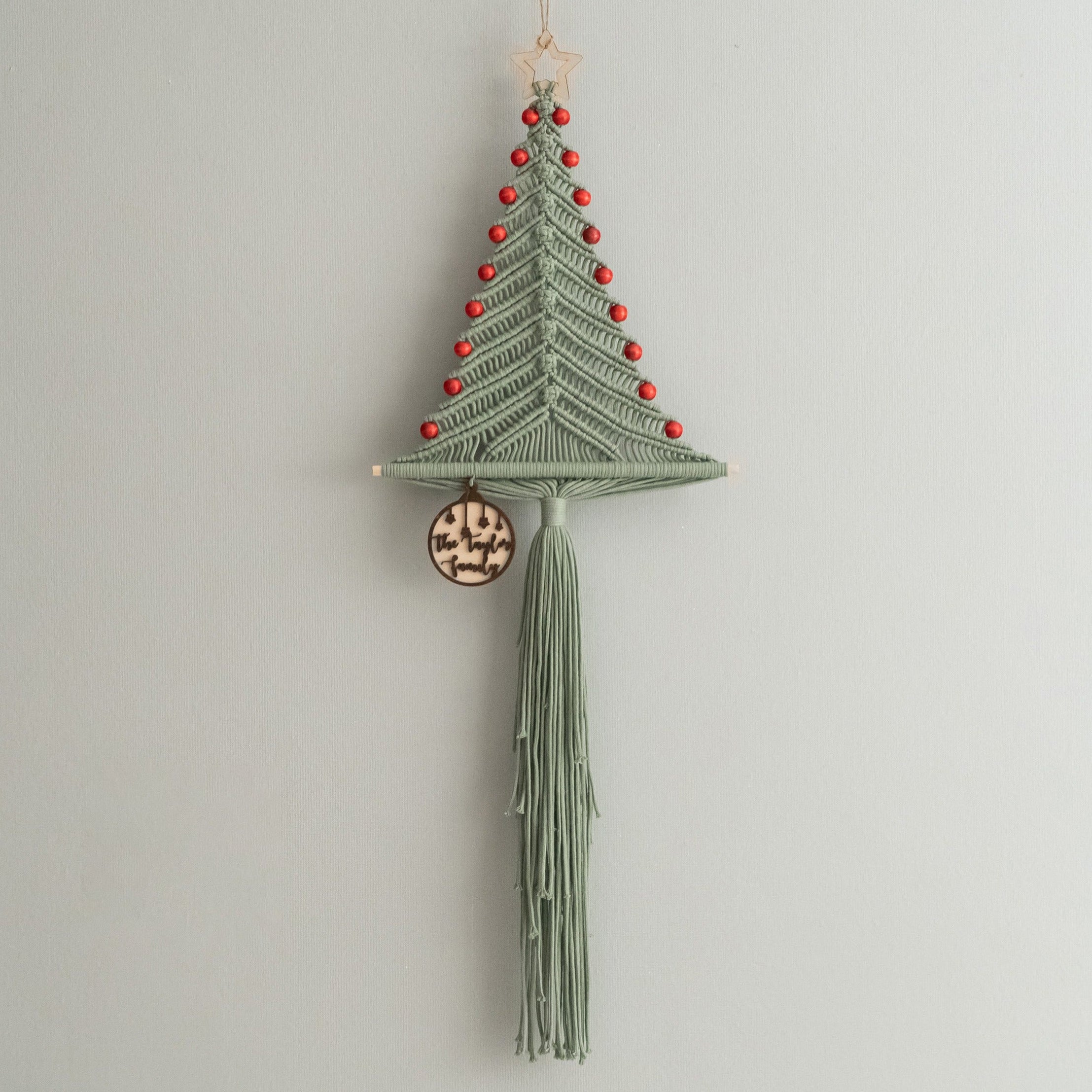 Macrame Christmas Tree macrame wall hanging and boho Christmas decor X62