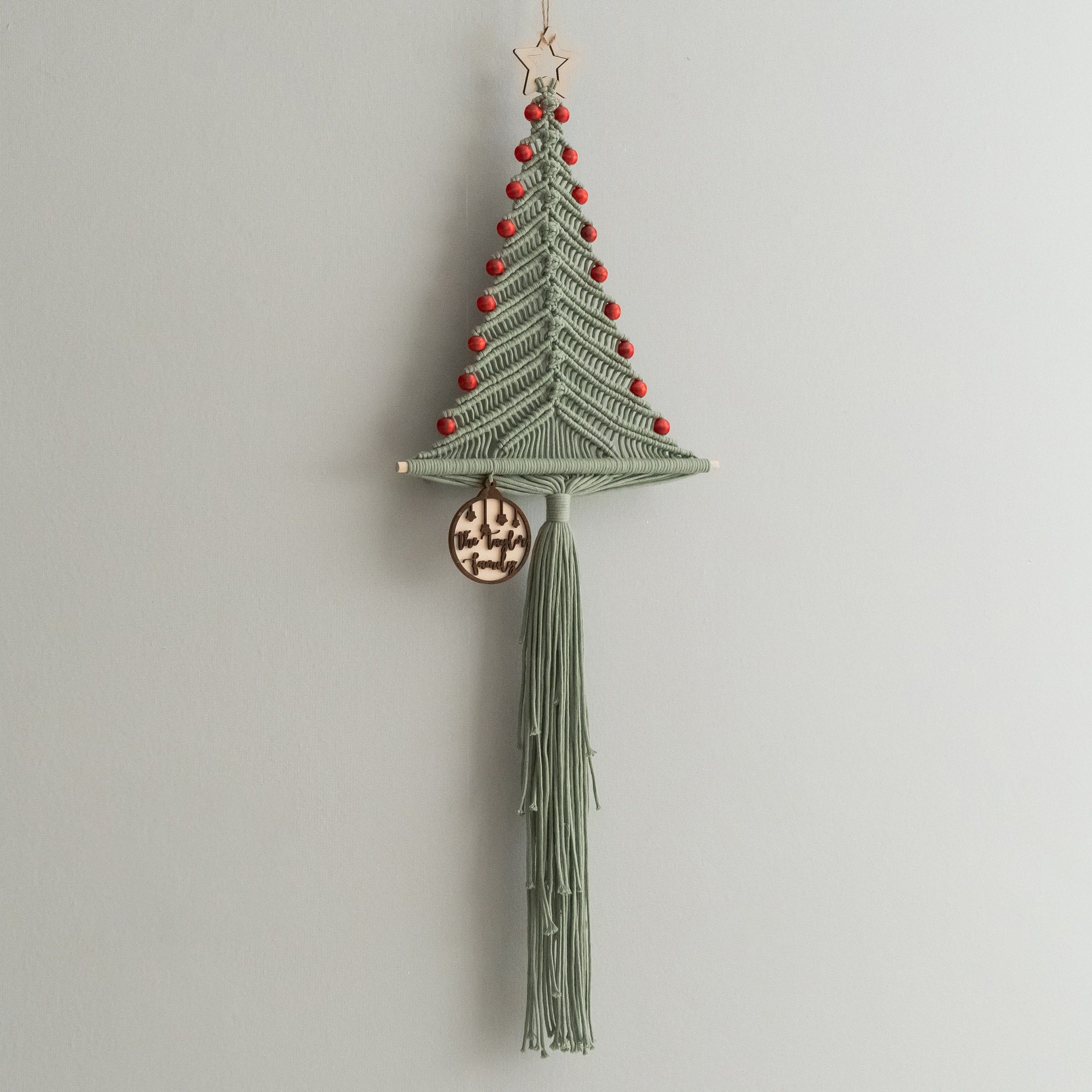 Macrame Christmas Tree macrame wall hanging and boho Christmas decor X62