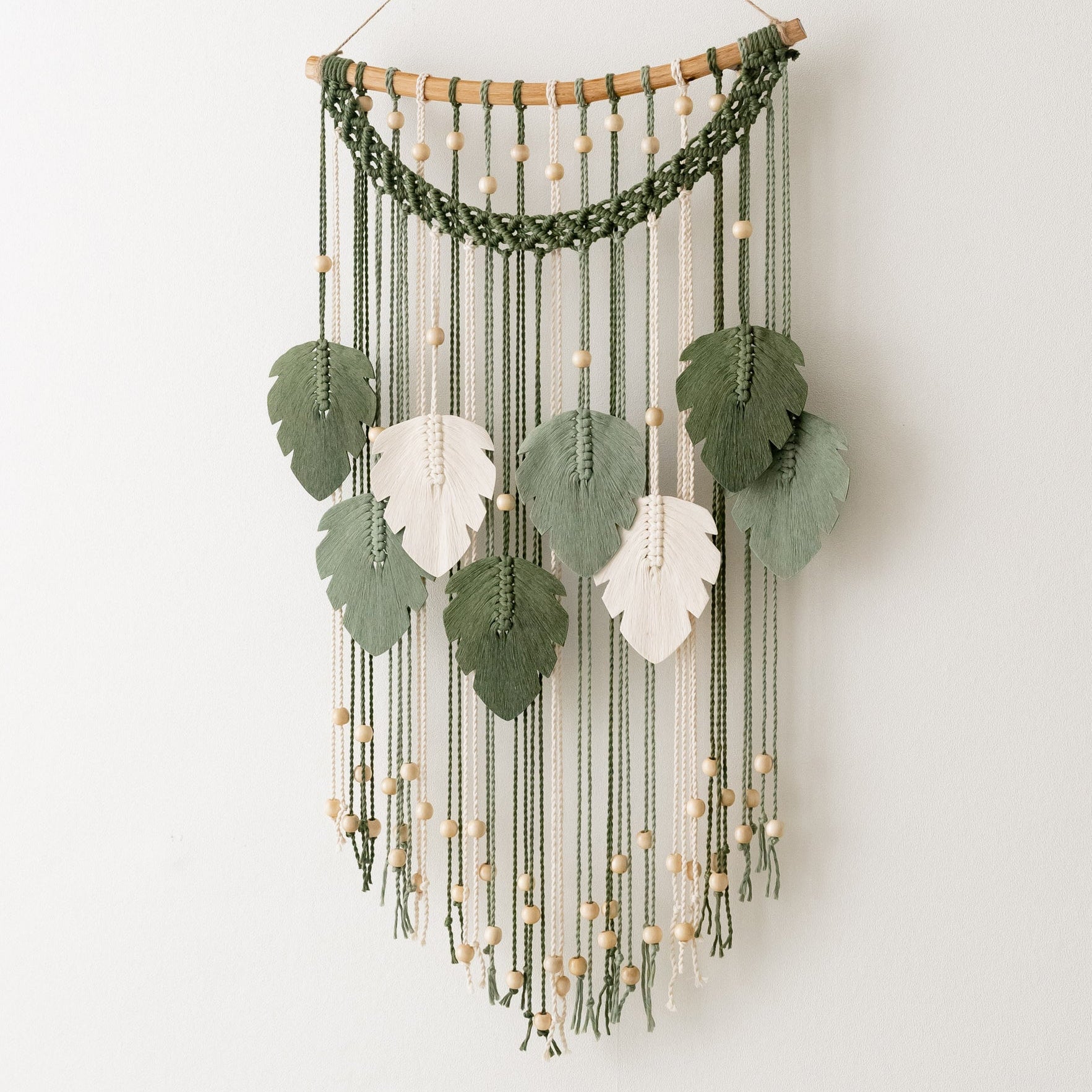 Macrame Wall Hanging Easy – Raindrop Leaf Decor L22