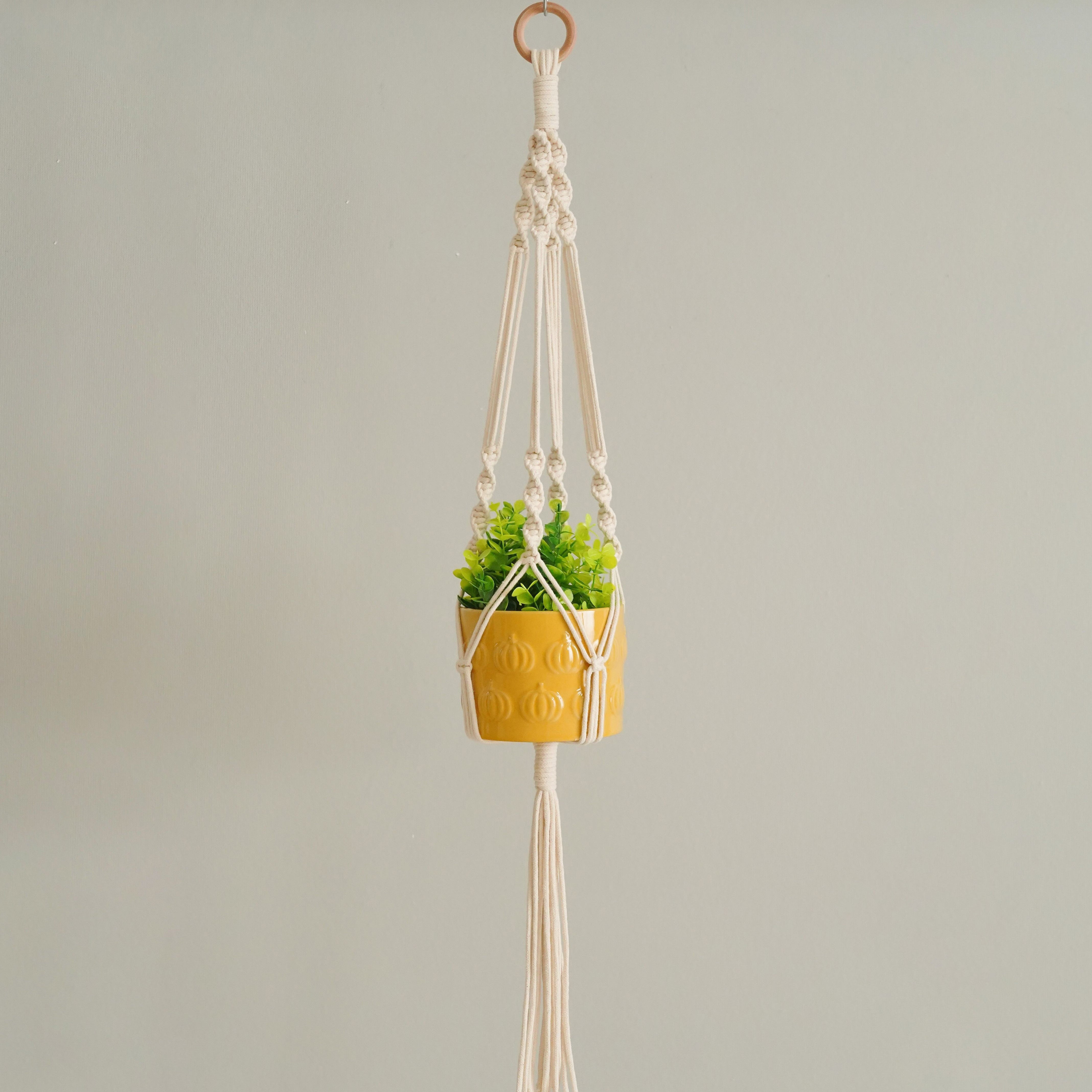Macrame Plant Hanger DIY Kit macrame cord for boho decor K03