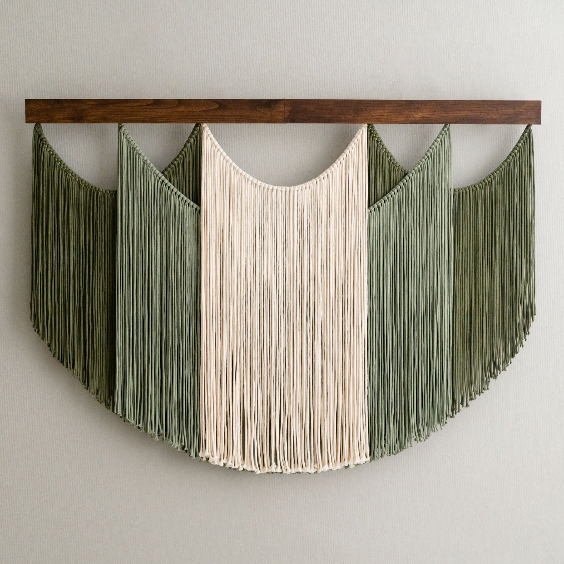 Macrame Fiber Wall Hanging For Boho Farmhouse Home Decor