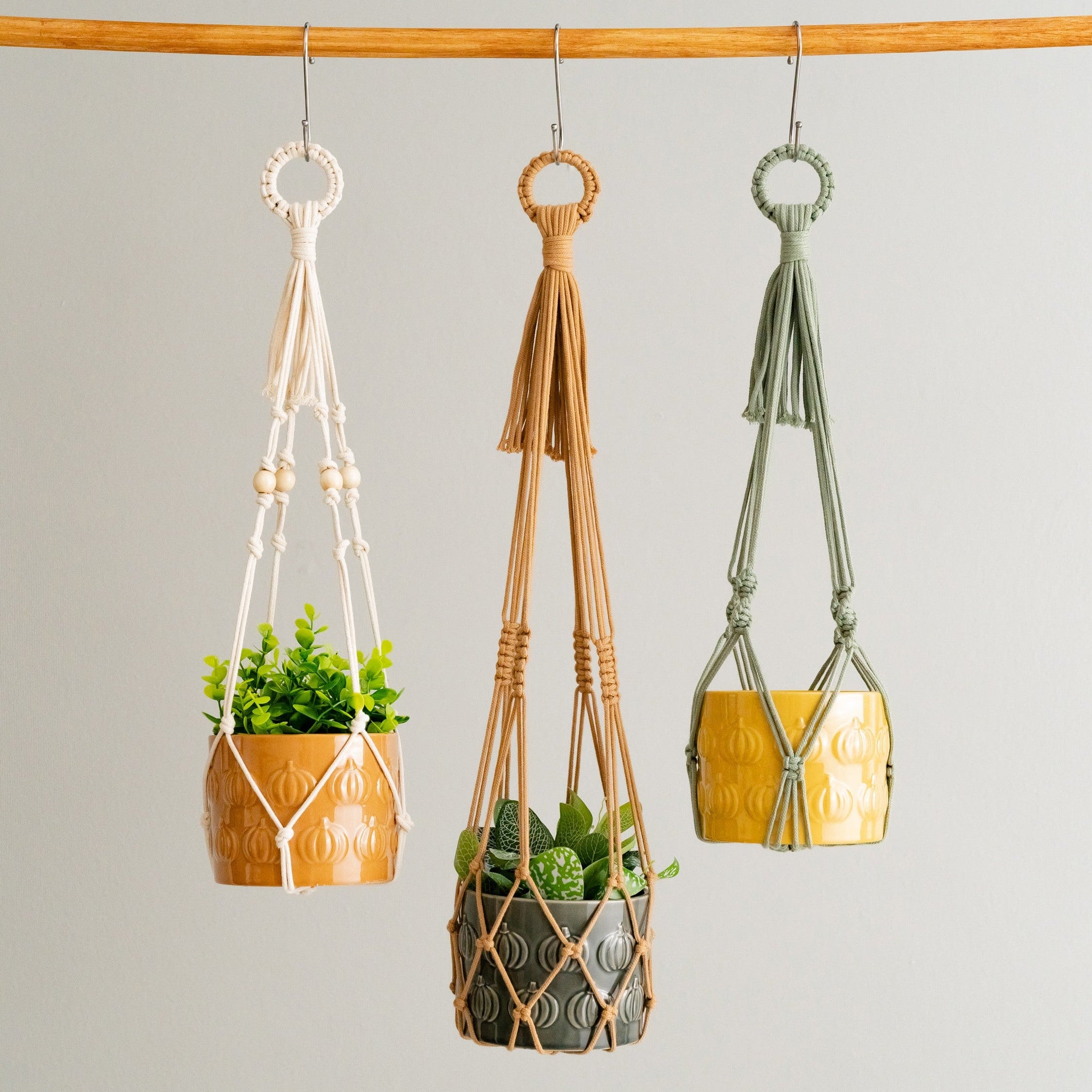 Macrame Plant Hanger macrame cord for indoor plant hanger and boho plant decor I57