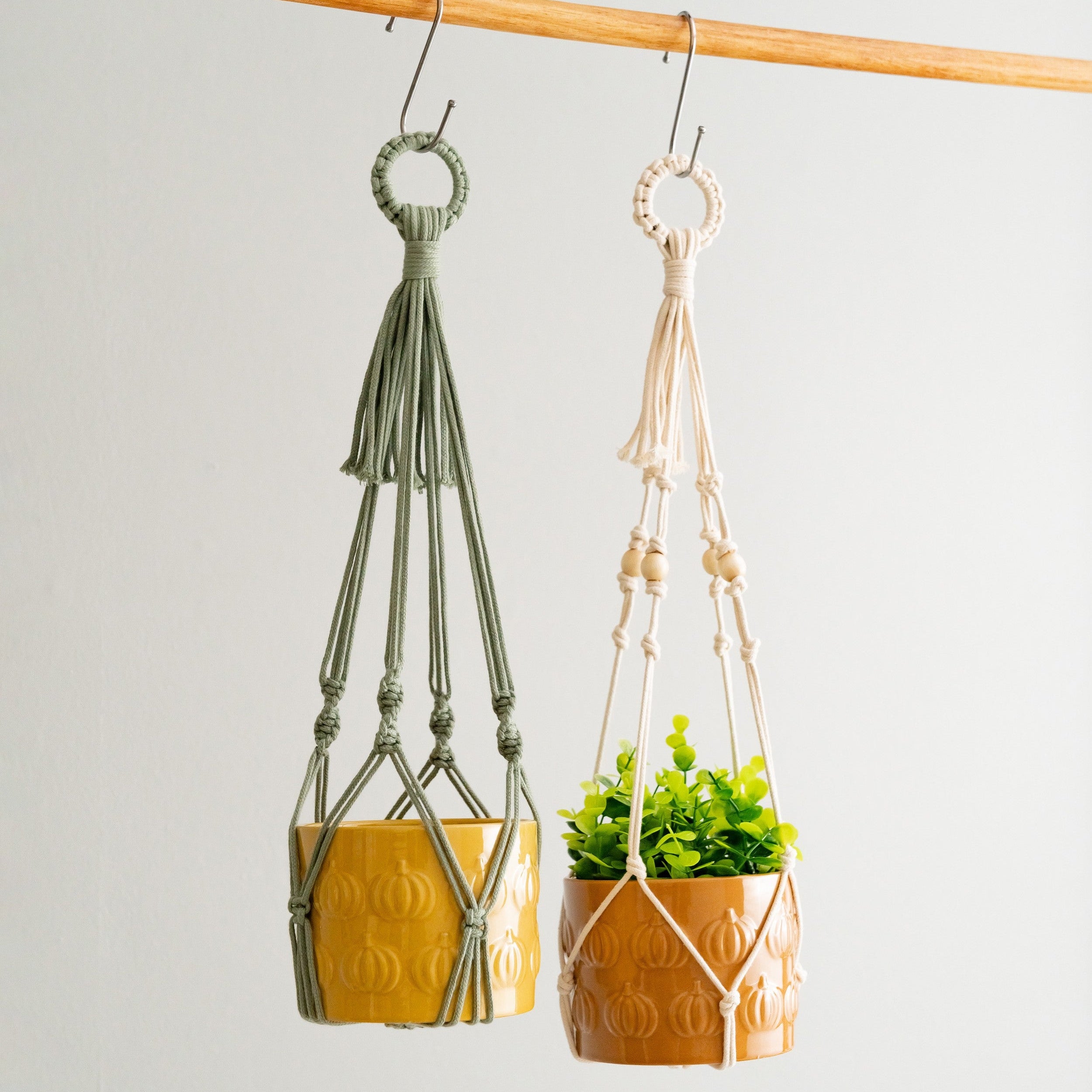 Macrame Plant Hanger macrame cord for Hanging Plant Holder I57
