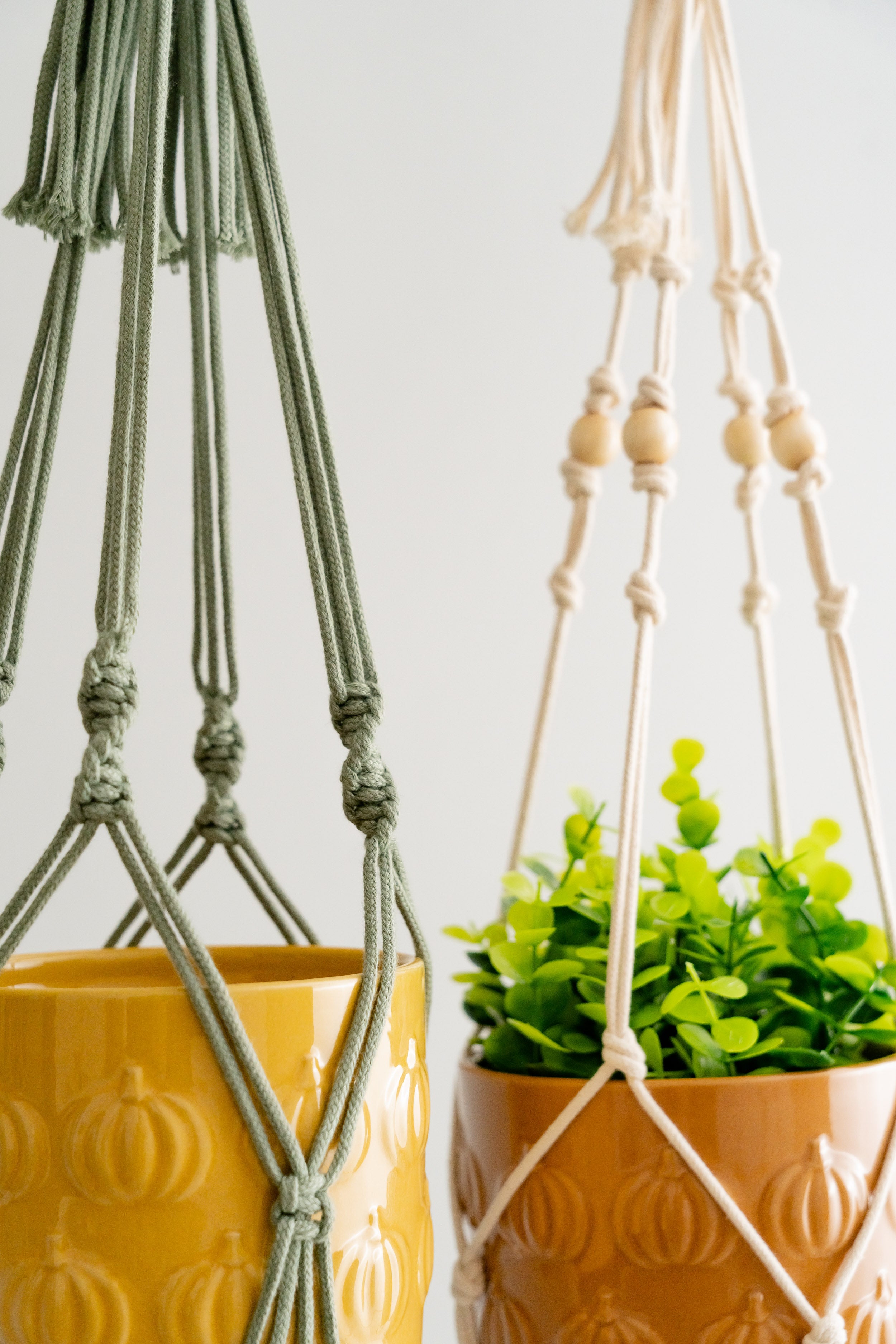 Macrame Plant Hanger macrame cord for Hanging Plant Holder I57