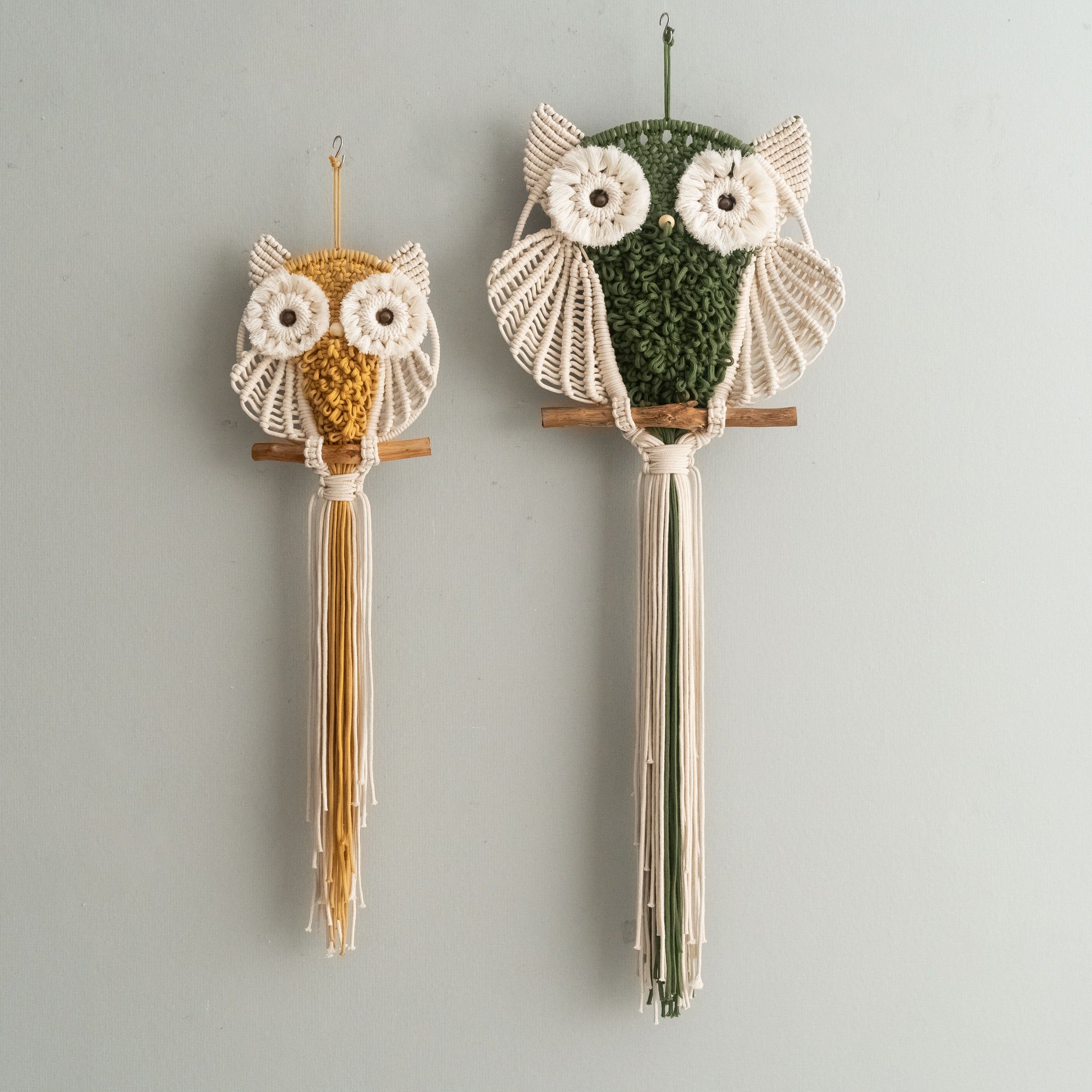 Macrame Owl Wall Hanging Decor for Nursery Wall Hanging U34