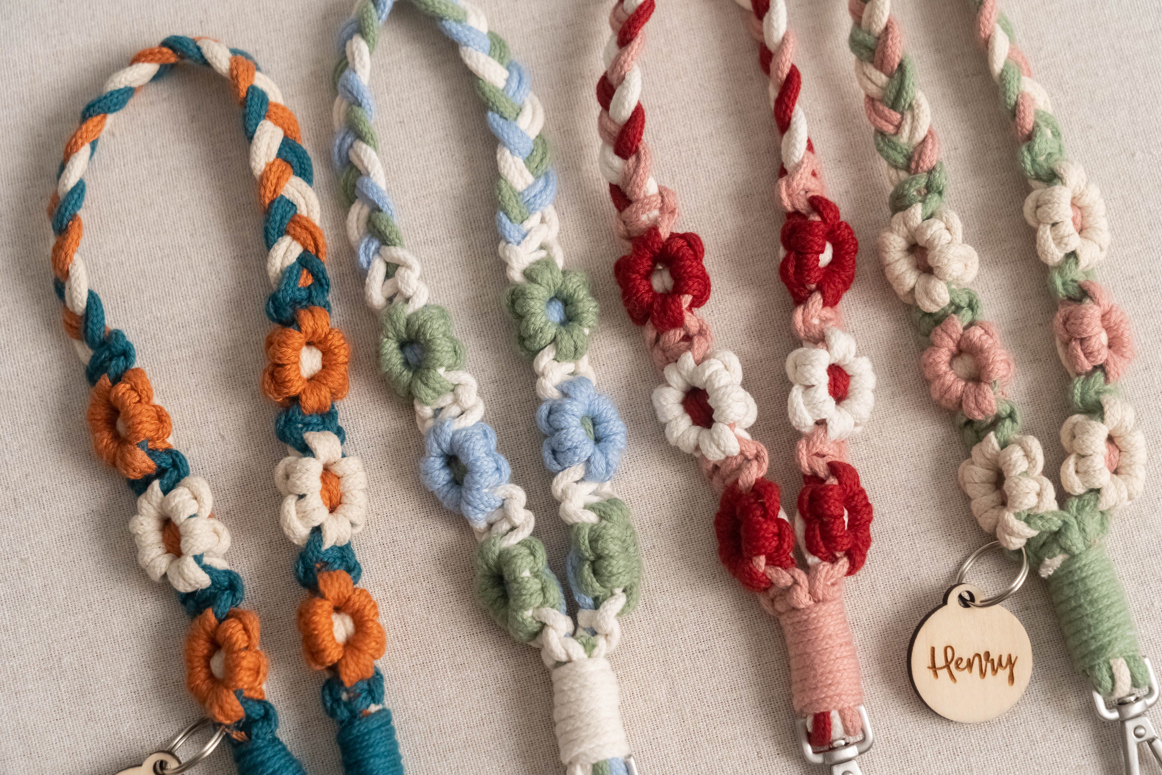 Macrame Phone Lanyard Strap Handmade for Boho Phone Style I99