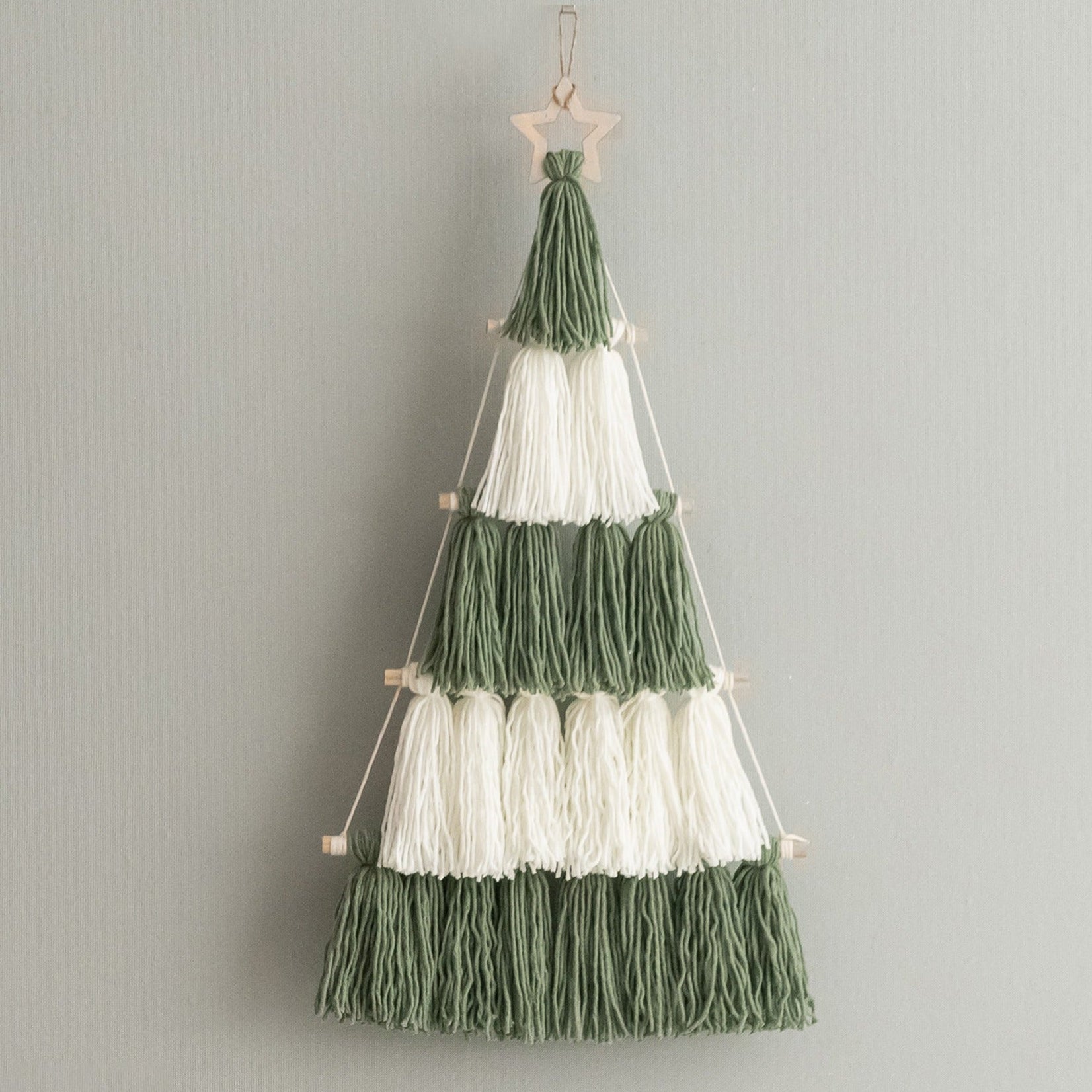 Macrame Christmas Tree macrame for Christmas Wall Decor and Boho Style X67