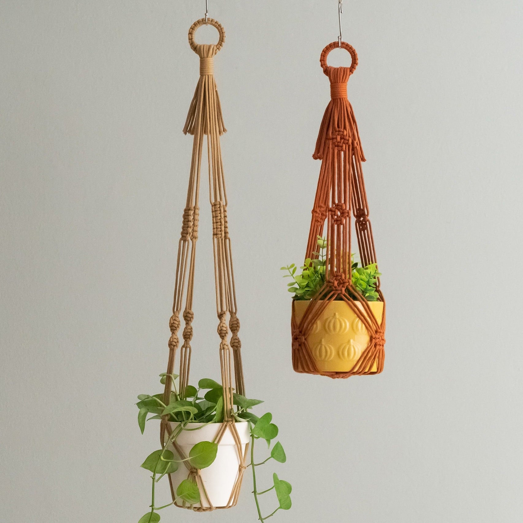 Macrame Plant Hanger Macrame for Indoor Plants and Boho Style H70