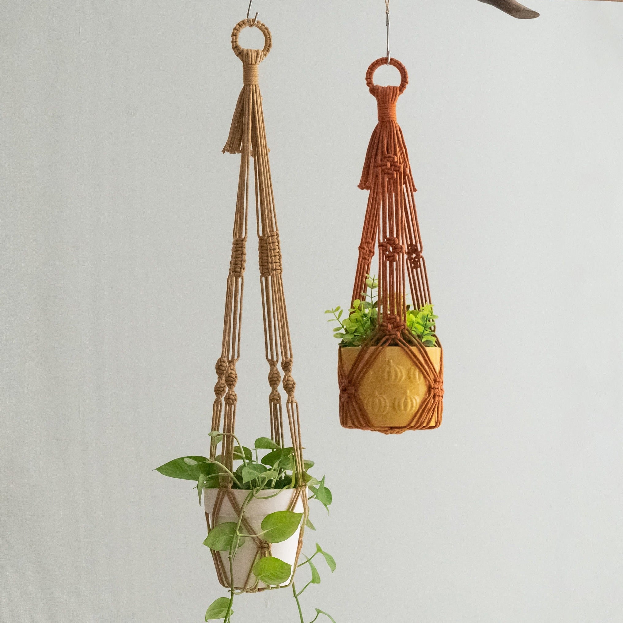 Macrame Plant Hanger Macrame for Indoor Plants and Boho Style H70
