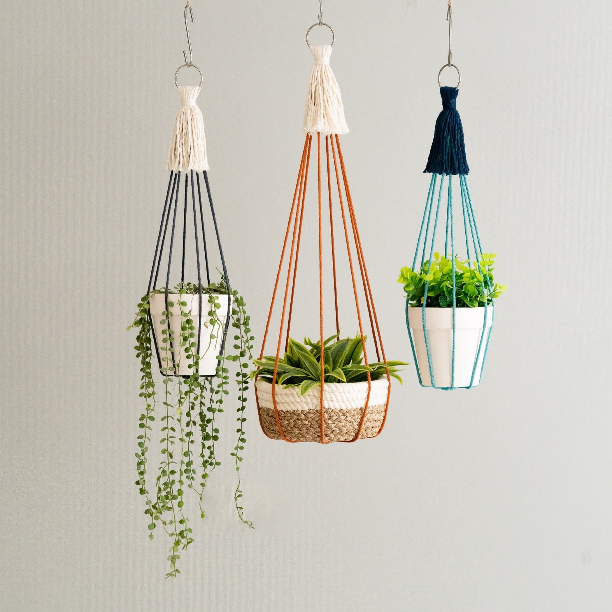 Macrame Plant Hanger macrame for house plant hanger and decor  I64