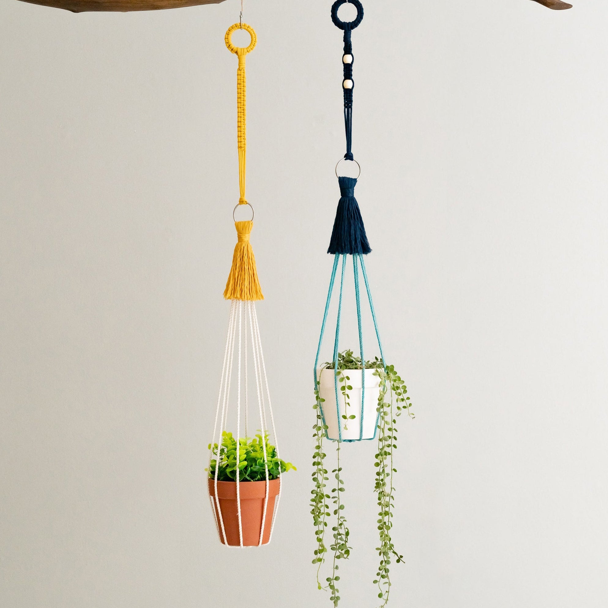 Macrame Plant Hanger Extension Rope cotton for plant hanger length H17