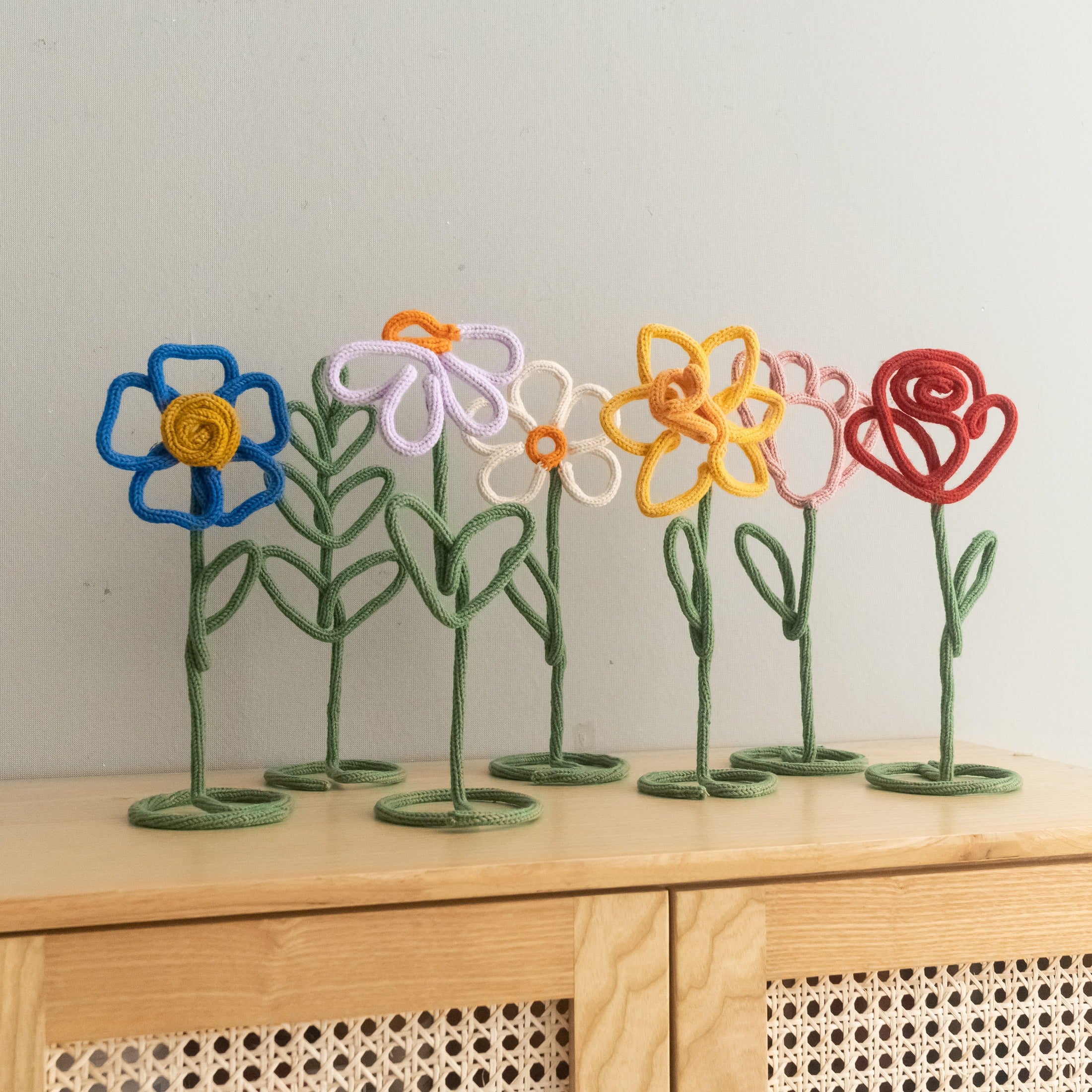 Flower Table Decor Wood Home Decor Gift for Boho Table Styling U42