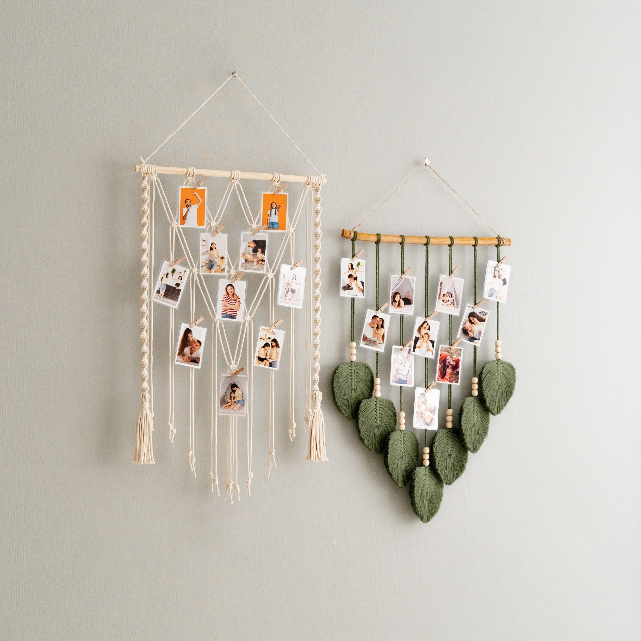 Macrame Photo Holder for Stylish Memory Display