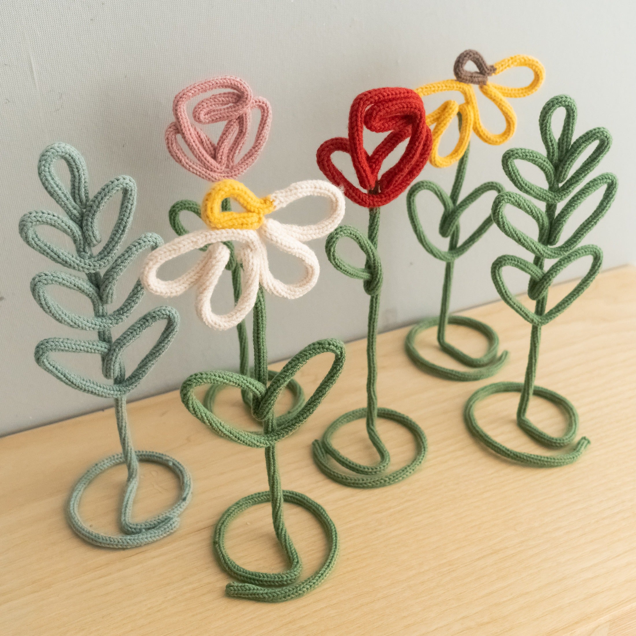 Flower Table Decor Wood Table Centerpiece Decor for Home Styling U43