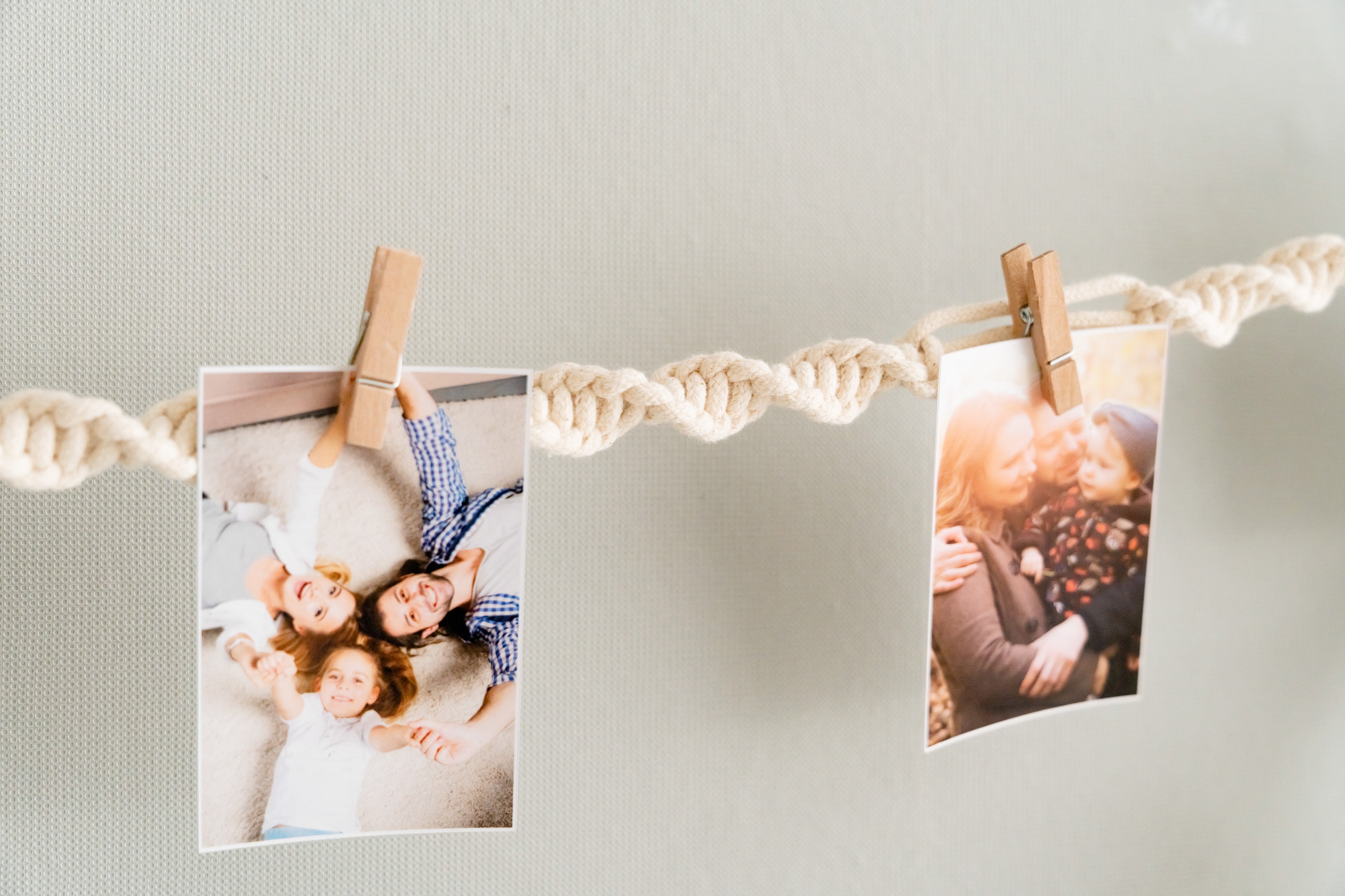 Macrame Photo Display For Boho Wall Decor And Custom Picture Holder