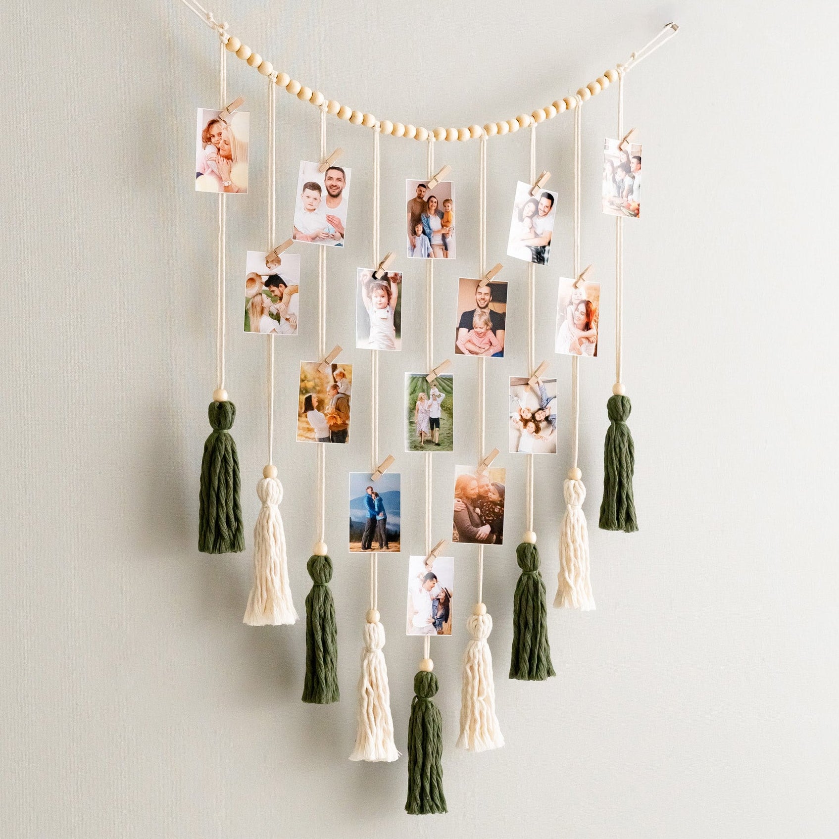 Macrame Photo Hanger Macrame for Wall Photo Display and Boho Decor I75