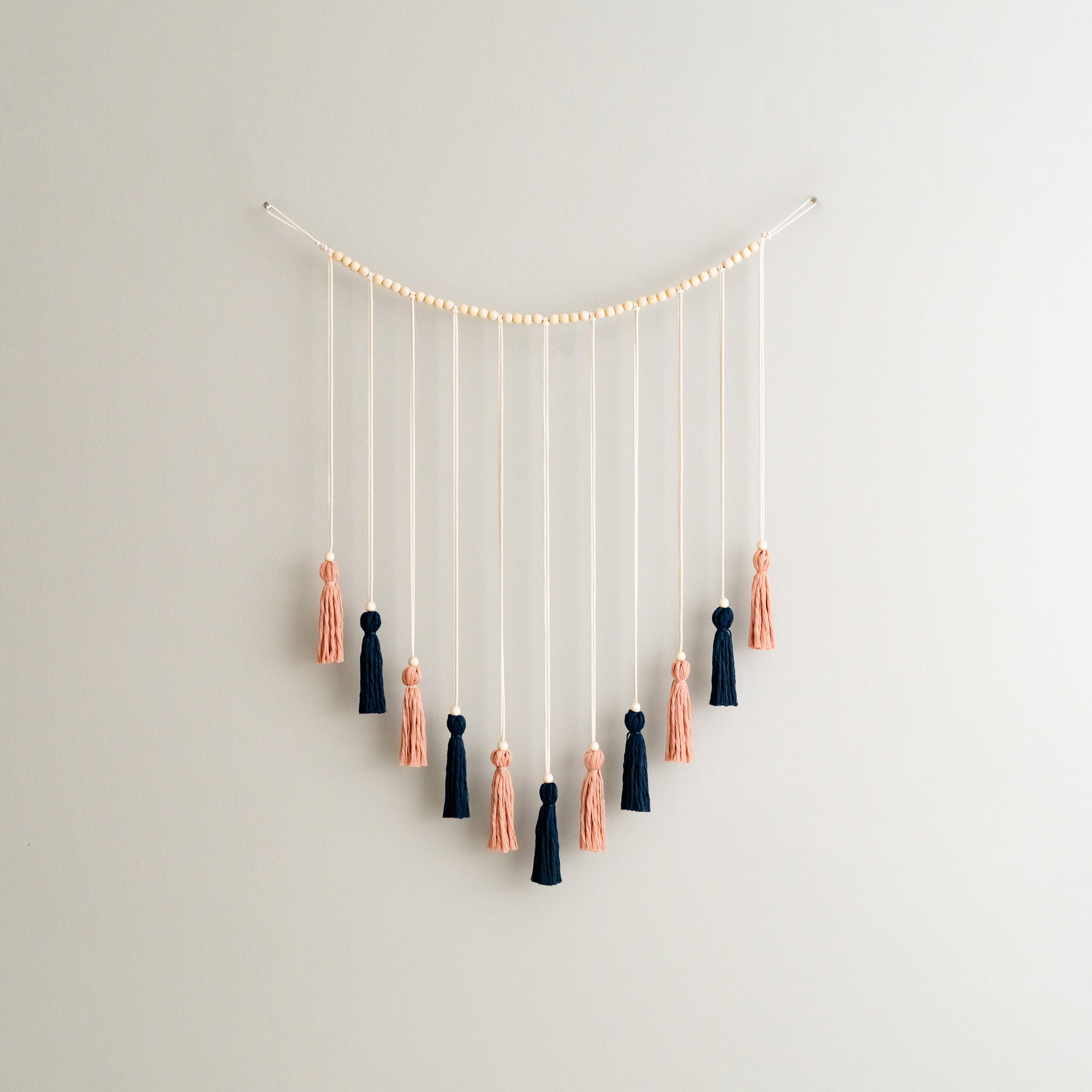 Macrame Wall Photo Display for Boho Home Decor