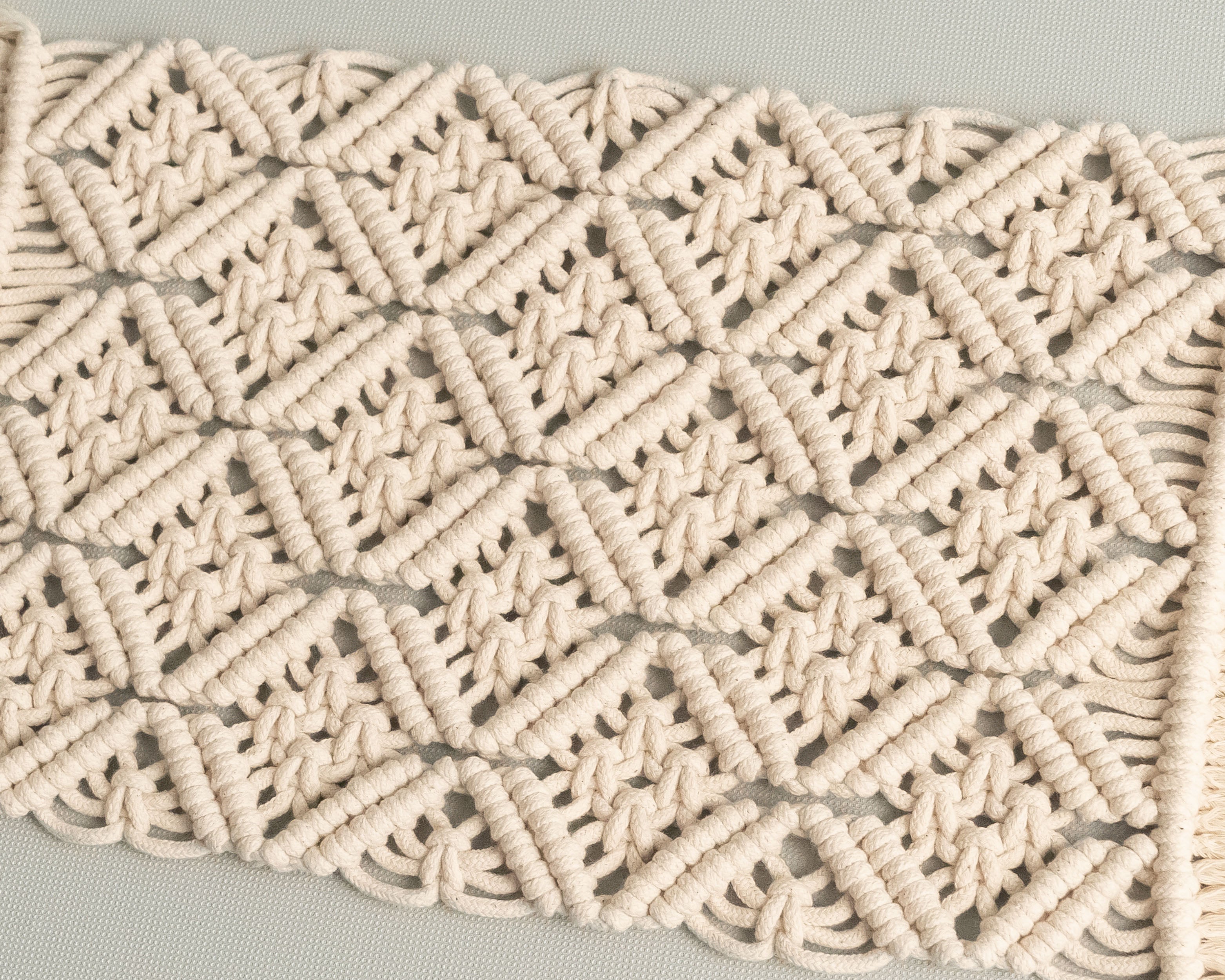 Macrame Placemat Boho Table Runner for Rustic Dining Decor T18