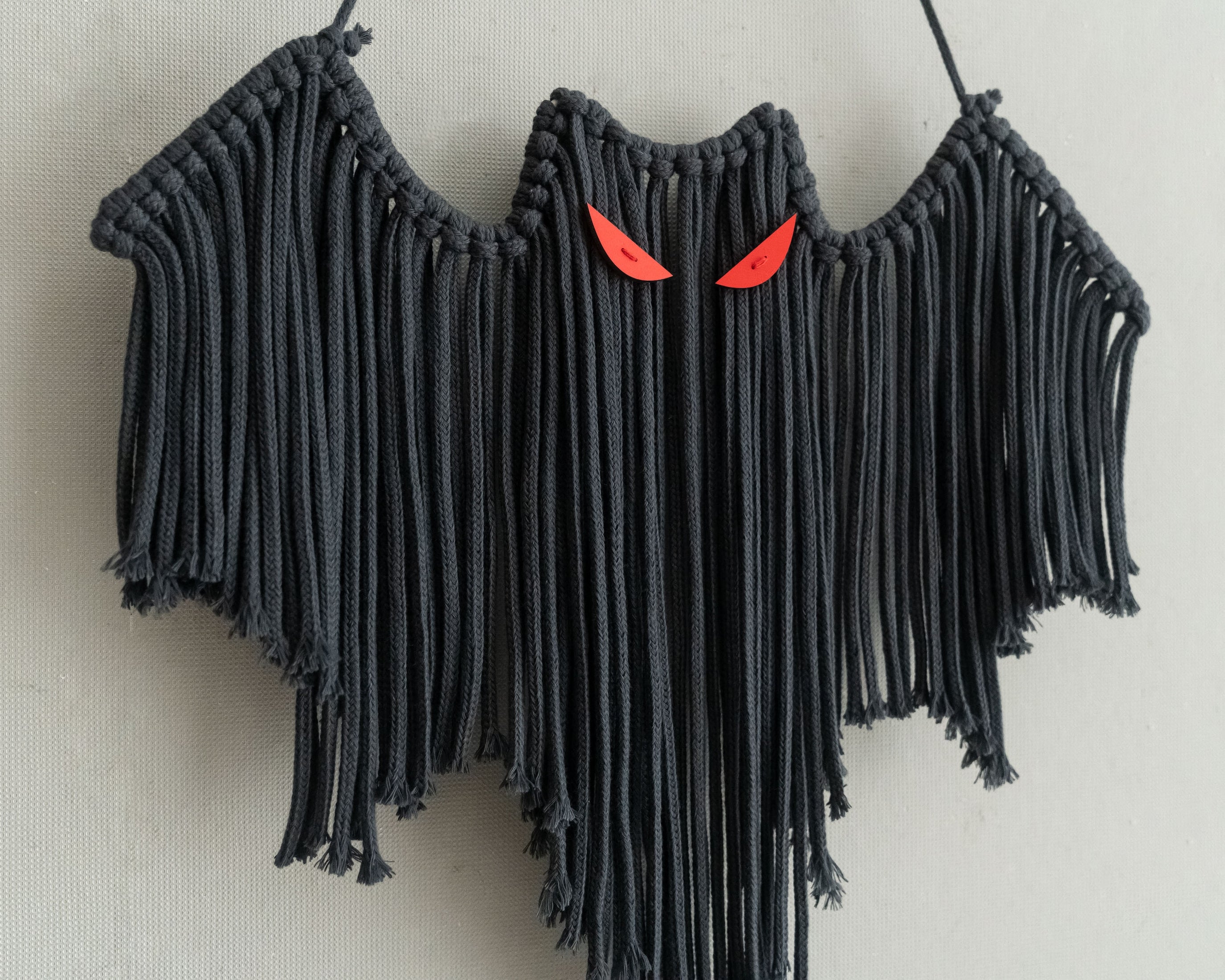Macrame Bat Wall Hanging Halloween Decor for Party Decor U55