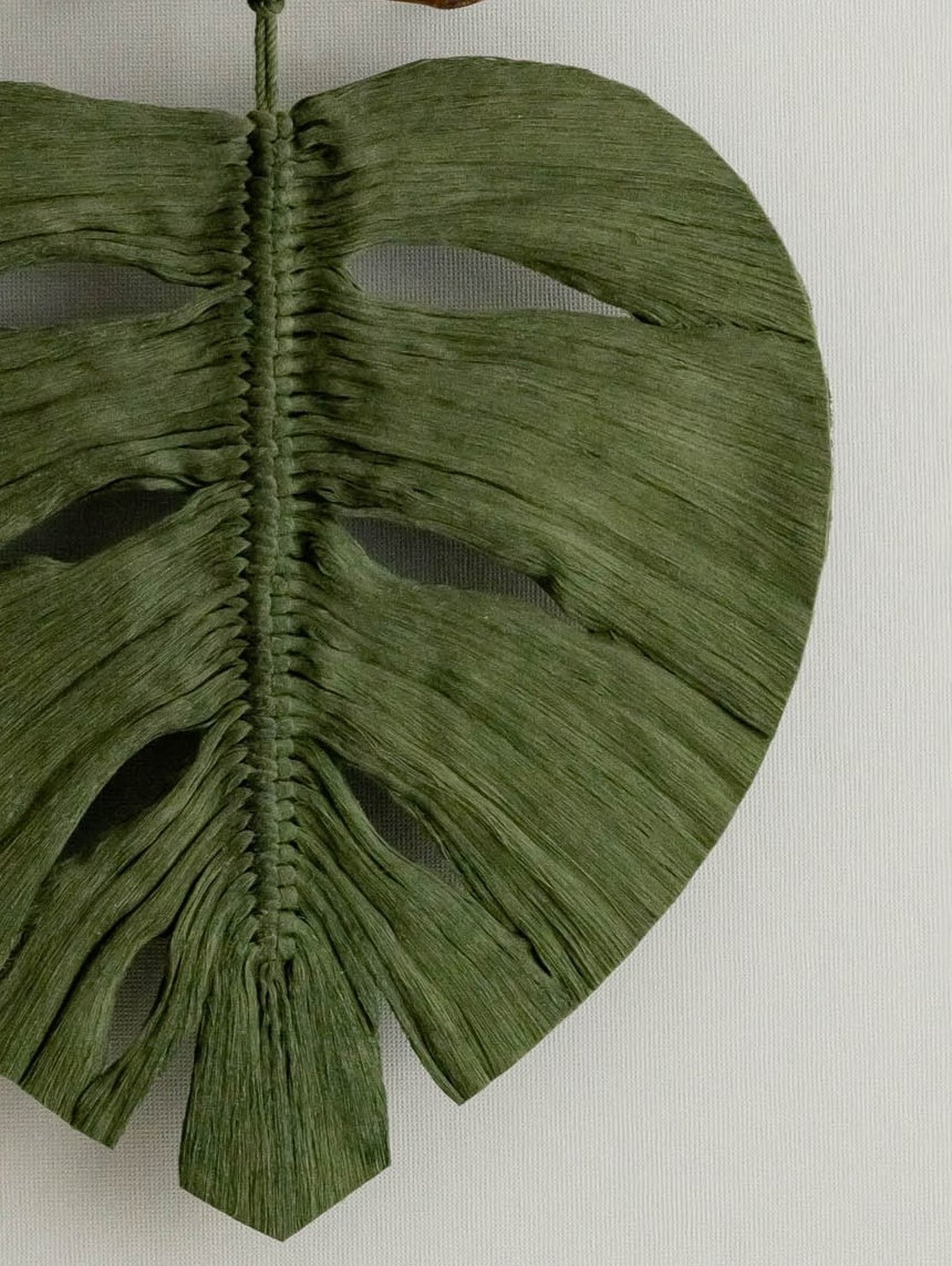 Macrame Leaf Wall Hanging for Macrame Wall Hanging and Boho Decor L41
