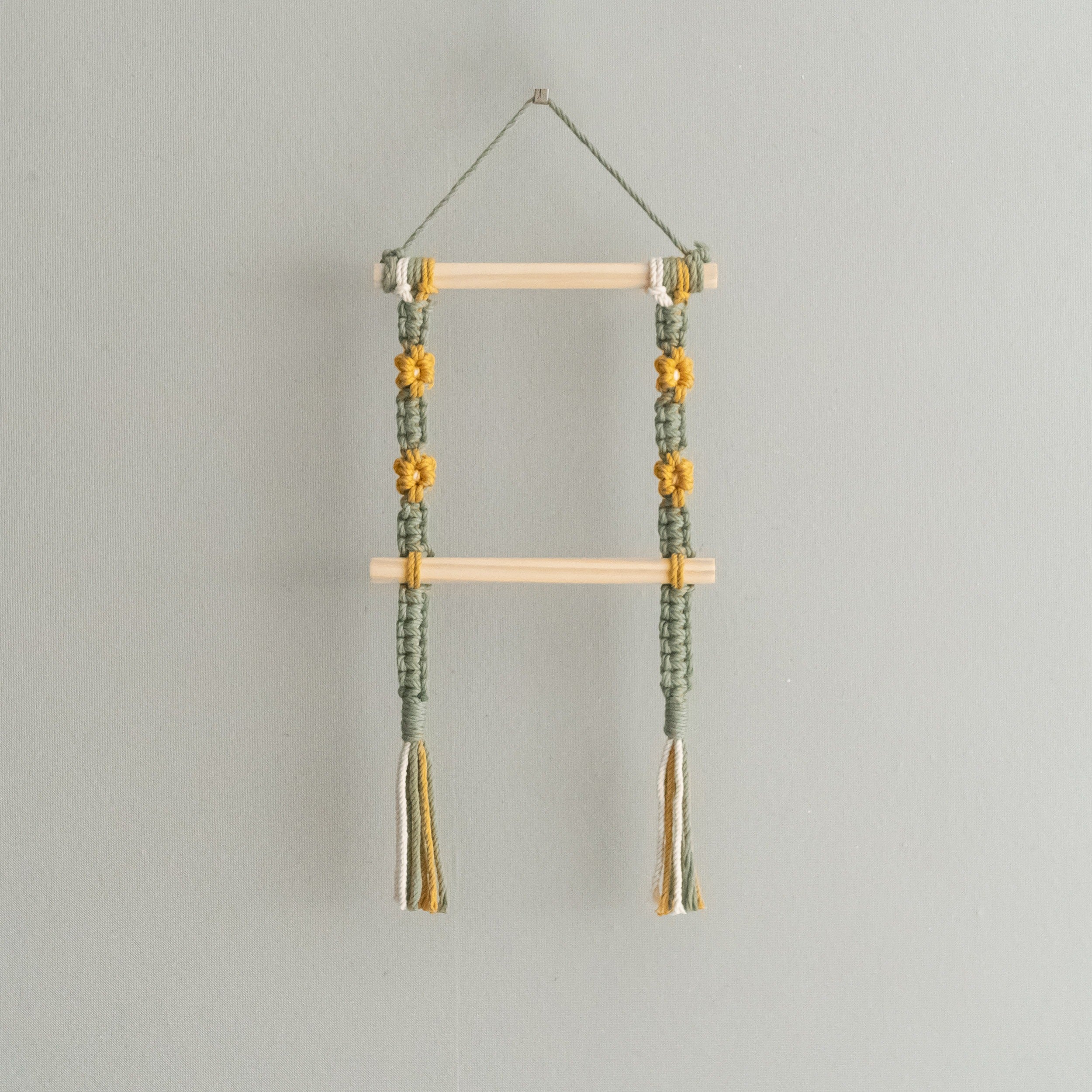 Macrame Hair Clip Holder macrame for Nursery Room Wall Art I90