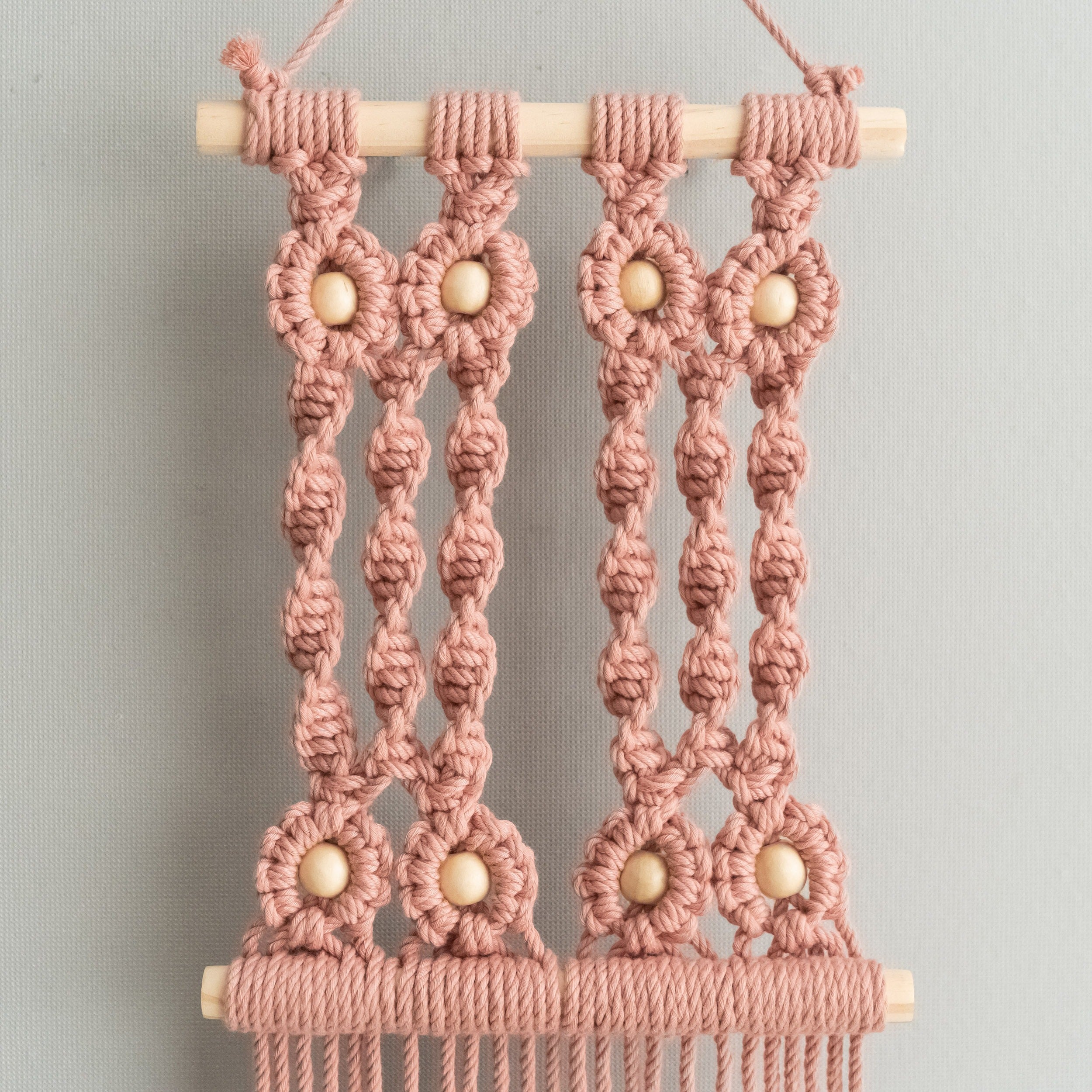Macrame Hair Clip Holder macrame for Nursery Wall Hanging Decor I91