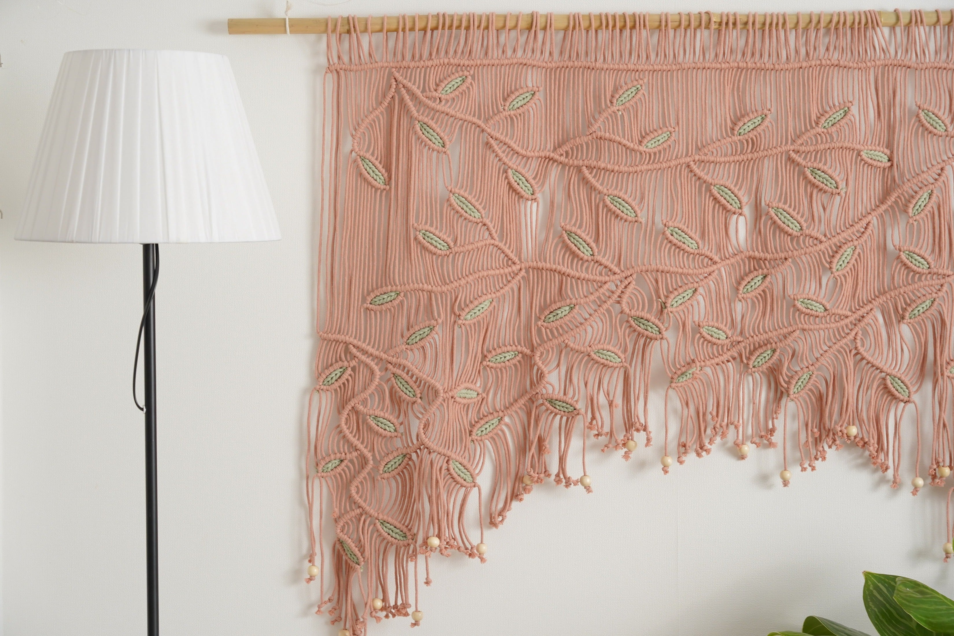 Macrame Curtain macrame cord for boho wall decor and minimalist style C18