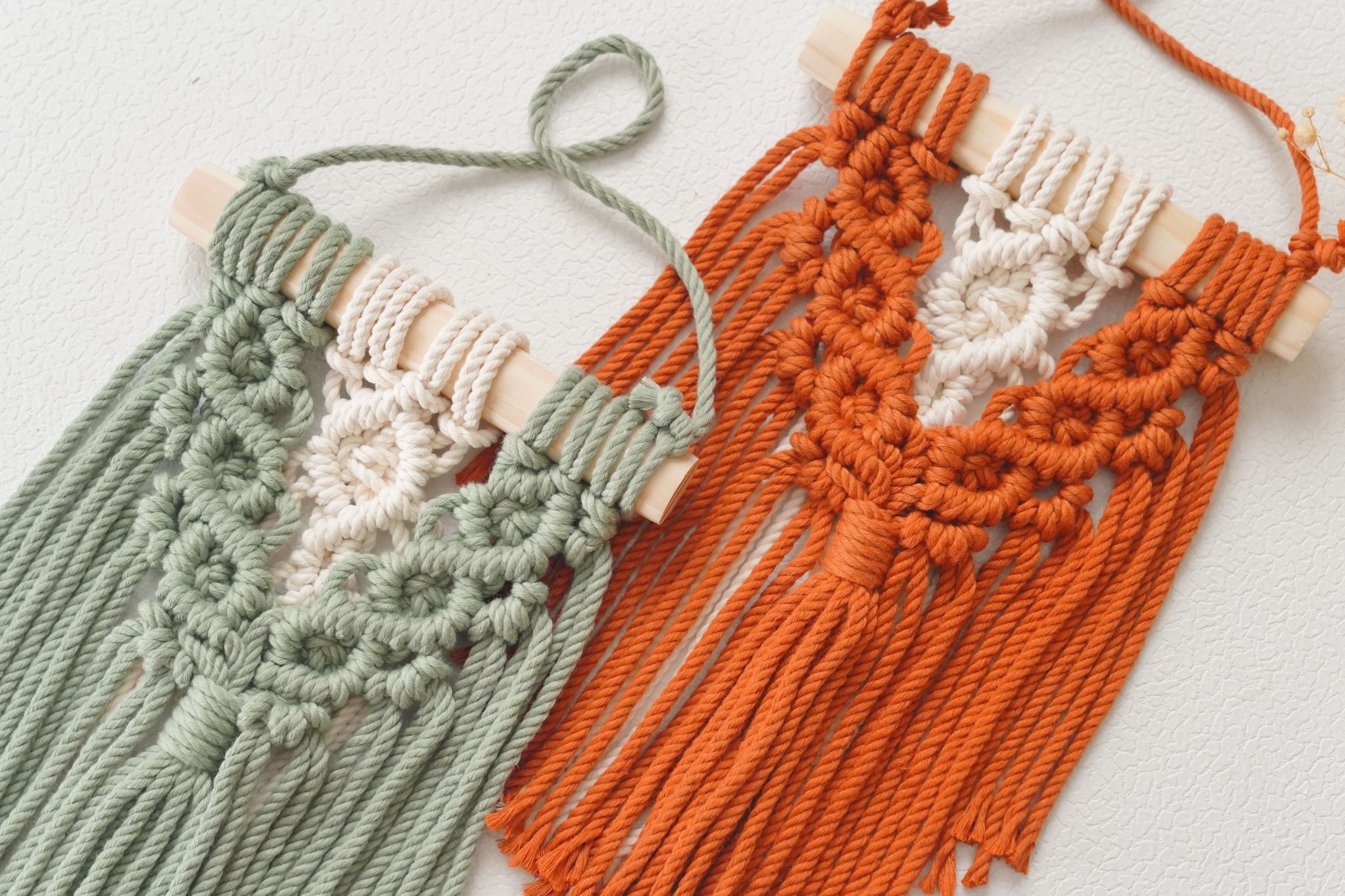 Small Macrame Wall Hanging DIY Kit For Beginner  K17