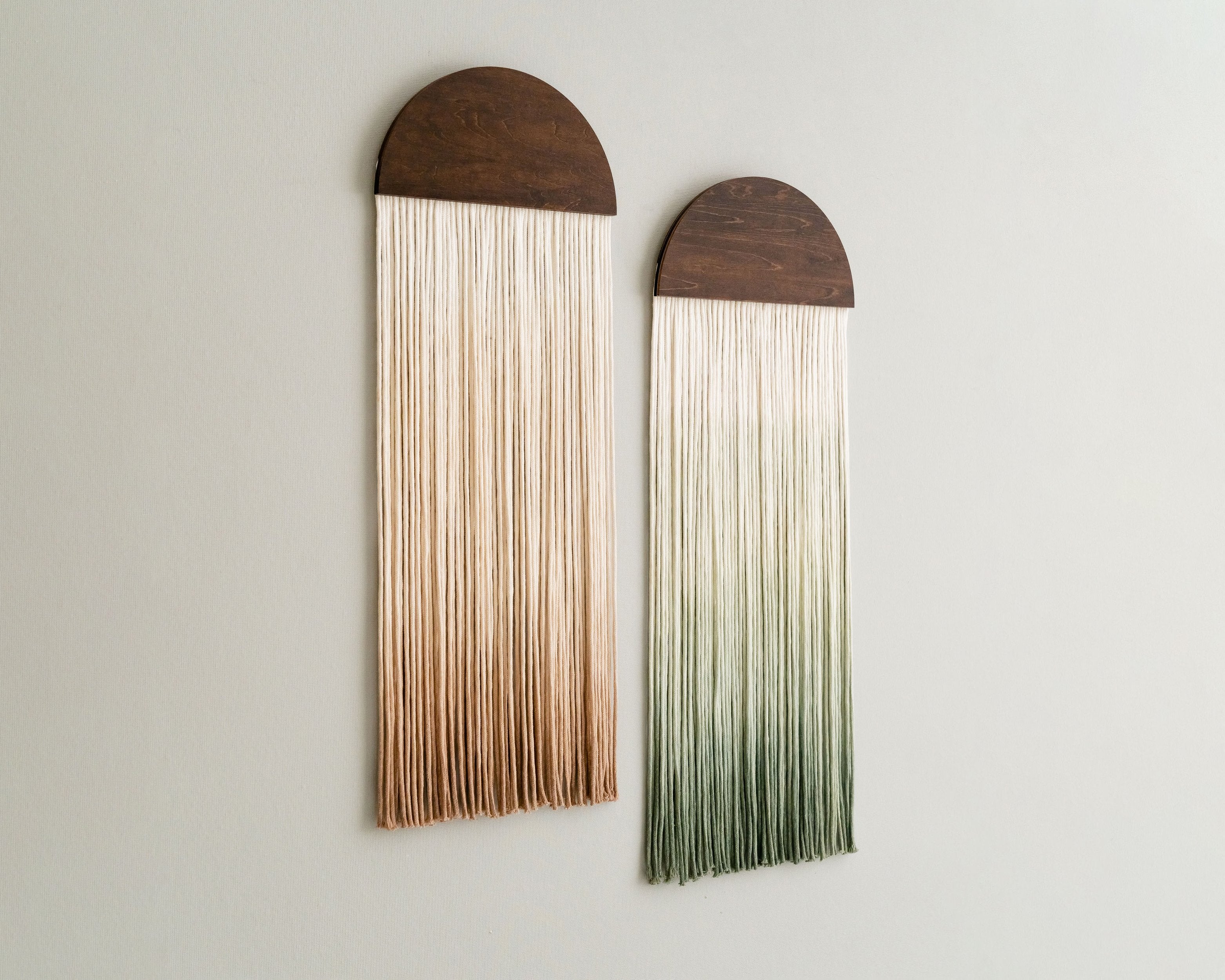 Ombre Macrame Wall Art for Dip Dye Decor