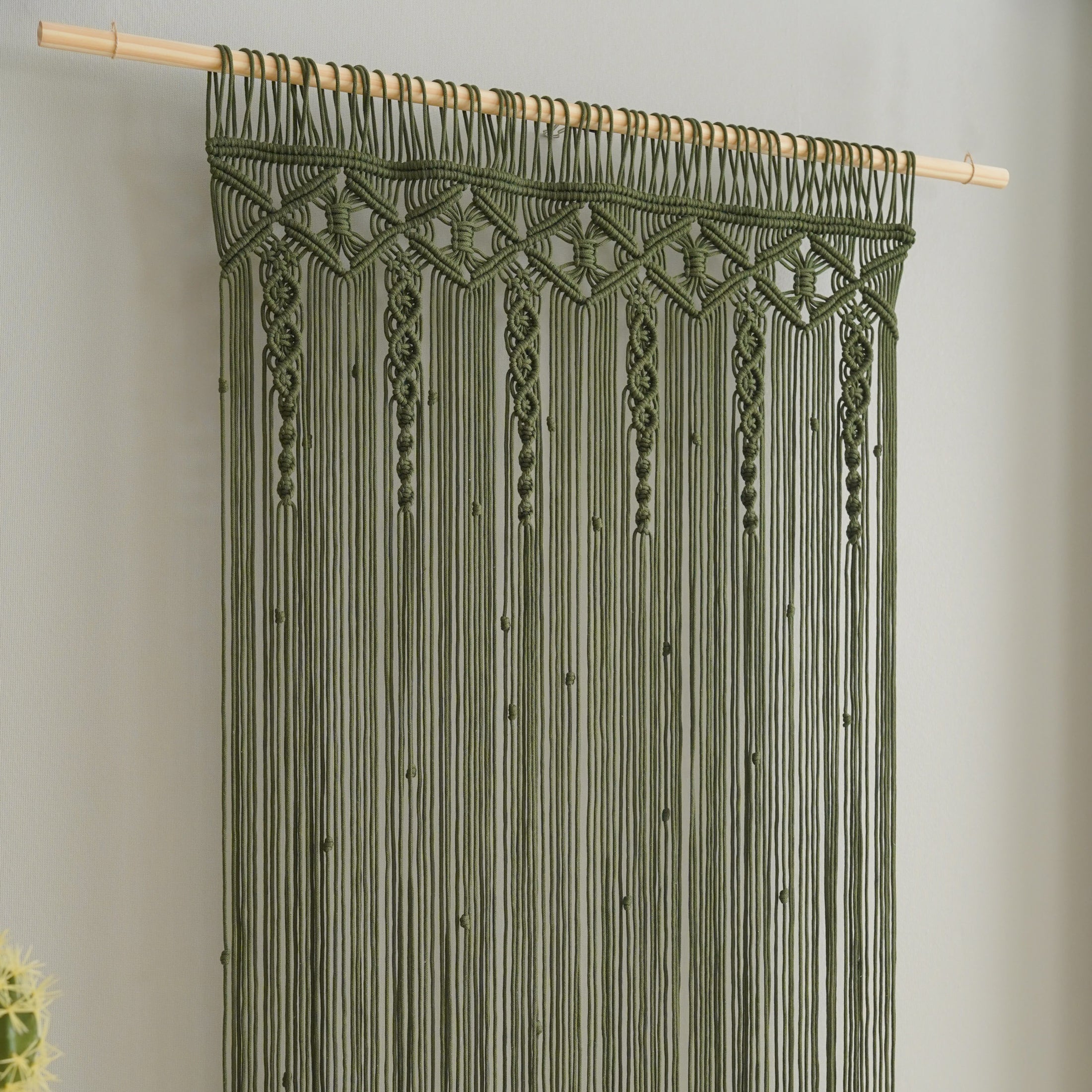 Macrame Curtain macrame cord for boho curtain and wall decor C06