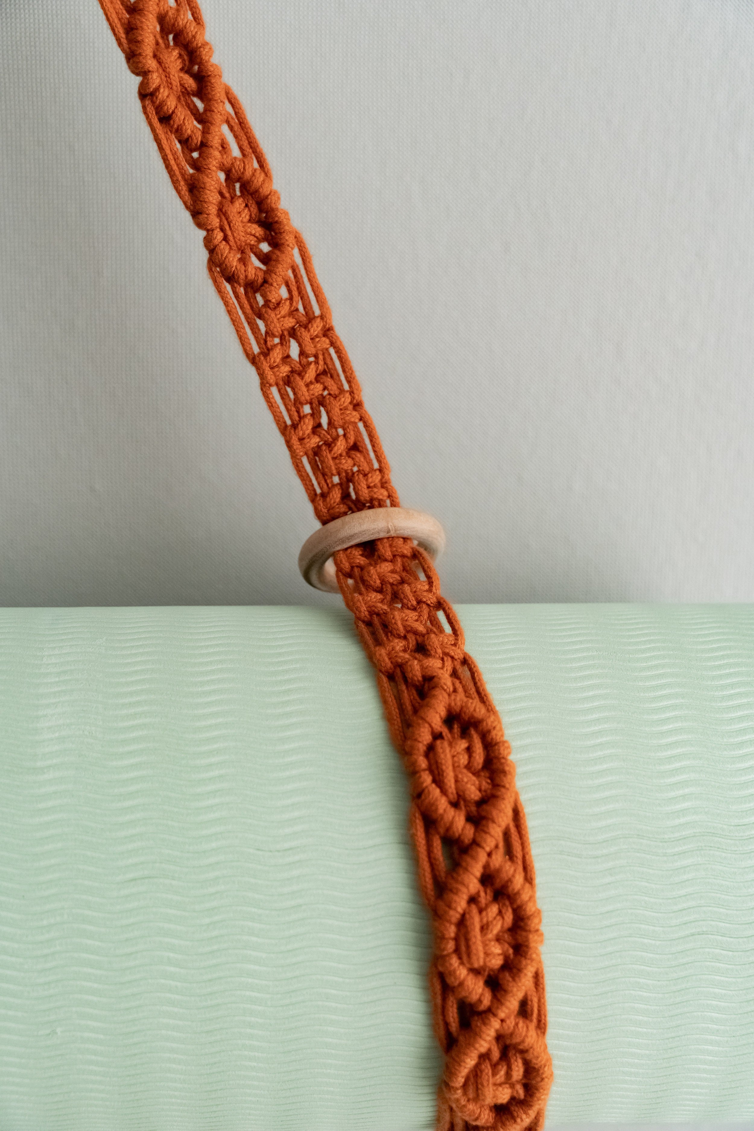 Macrame Yoga Mat Strap for Stylish Yoga Mat Carrier and Home Decor