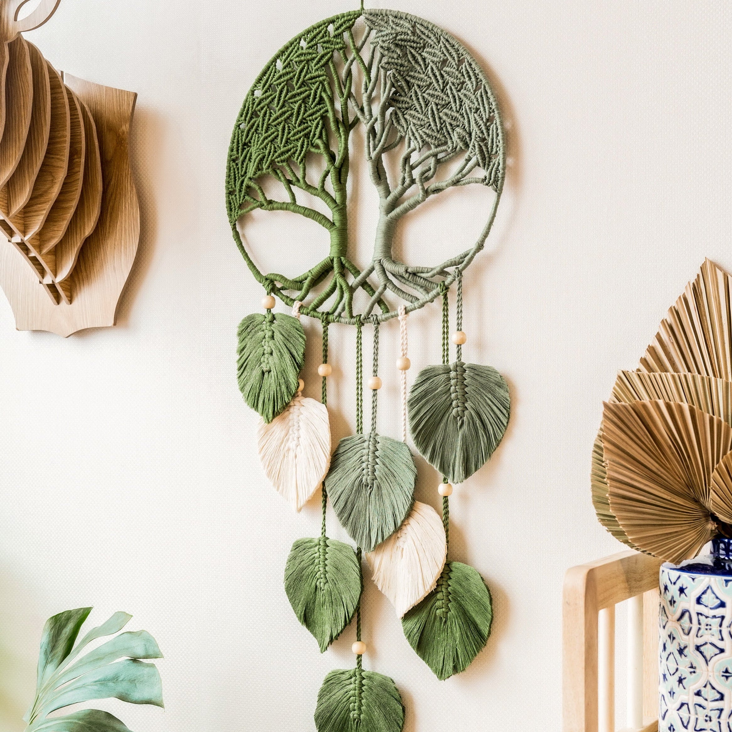 Macrame Tree Of Life Wall Hanging Macrame for Boho Wall Decor W19