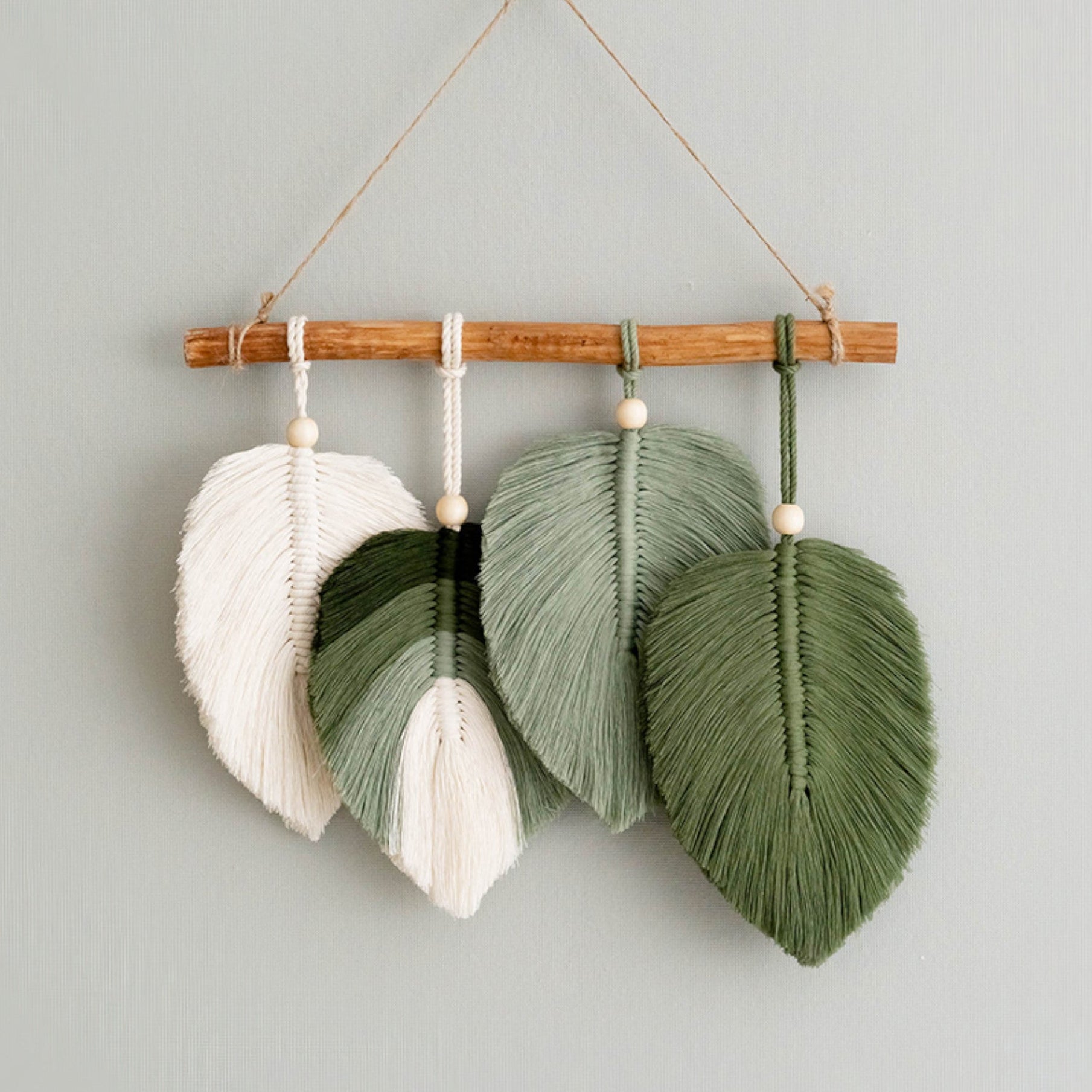 Macrame Leaf Wall Hanging Macrame for Boho Wall Decor L43