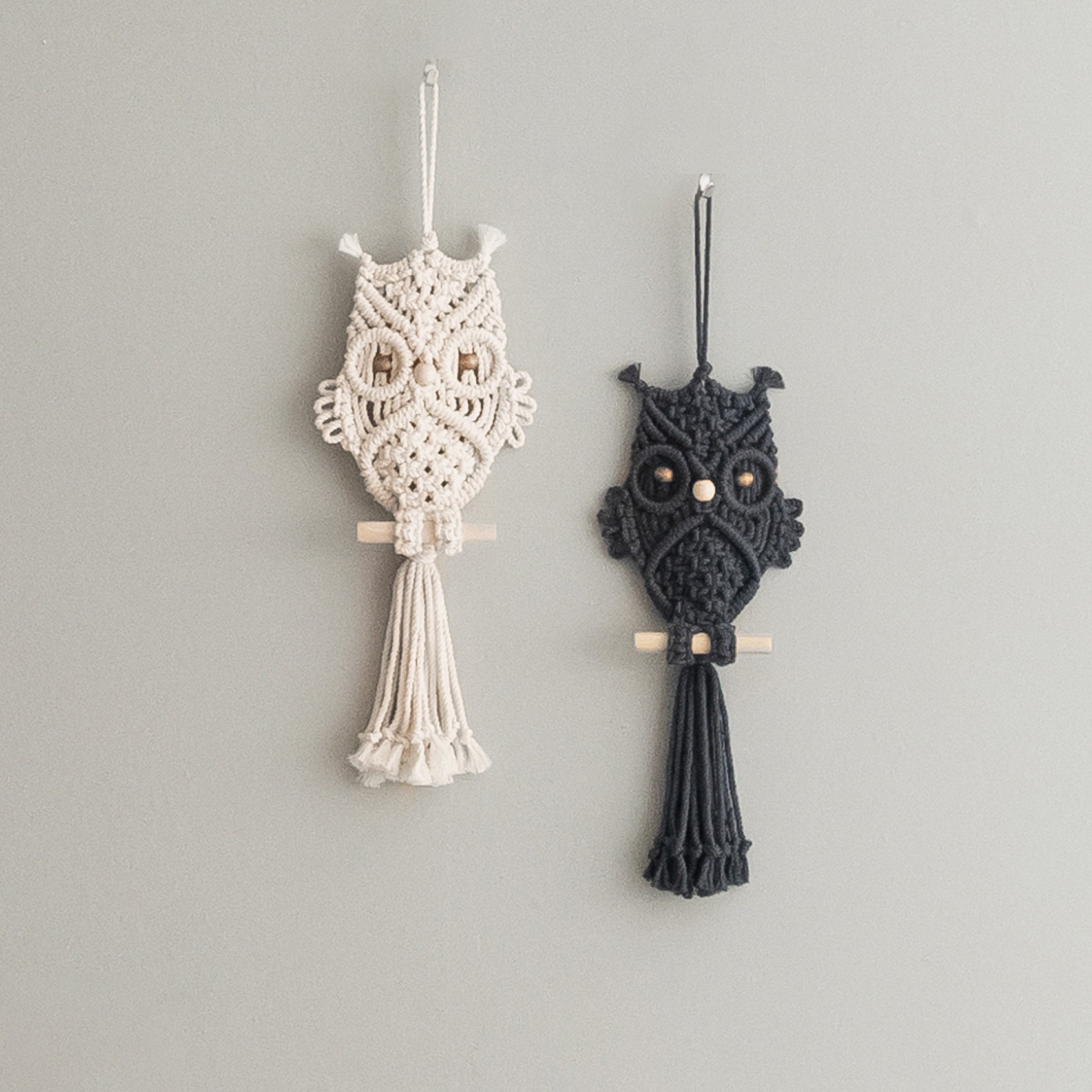 Macrame Owl Pattern for Macrame Decor and DIY Wall Art P51