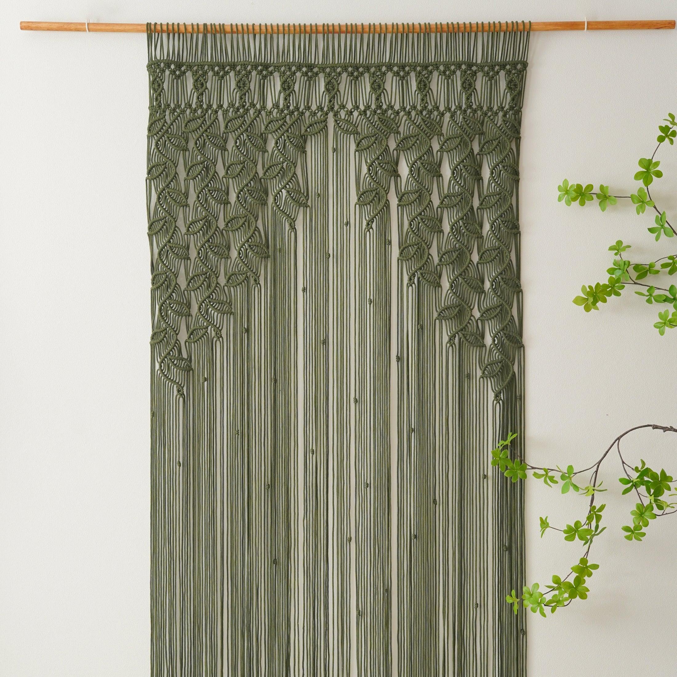 Macrame Curtain handmade macrame for boho wall decor and rustic style C01