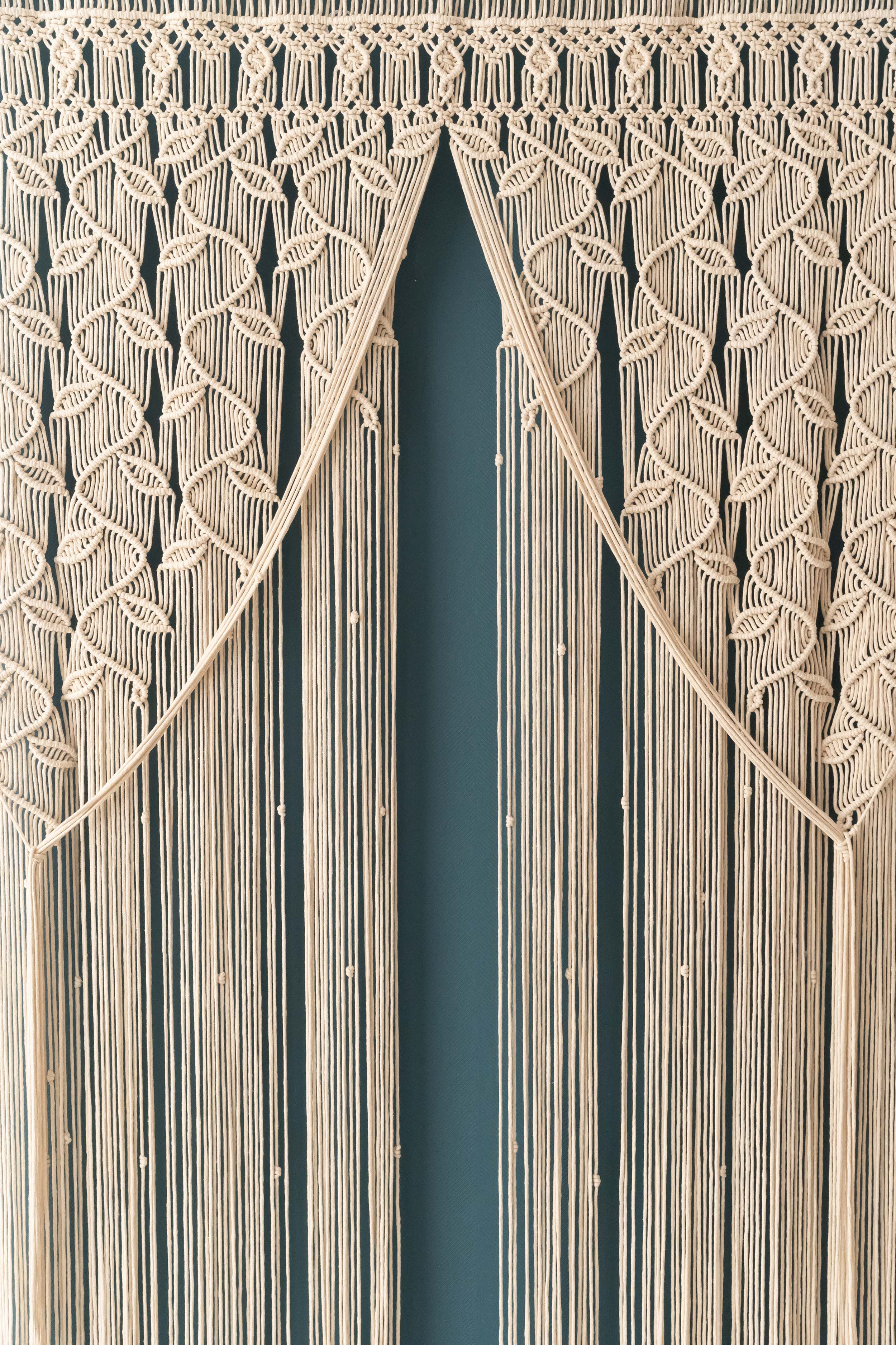 Macrame Curtain macrame cord for macrame curtain and boho wall decor C01