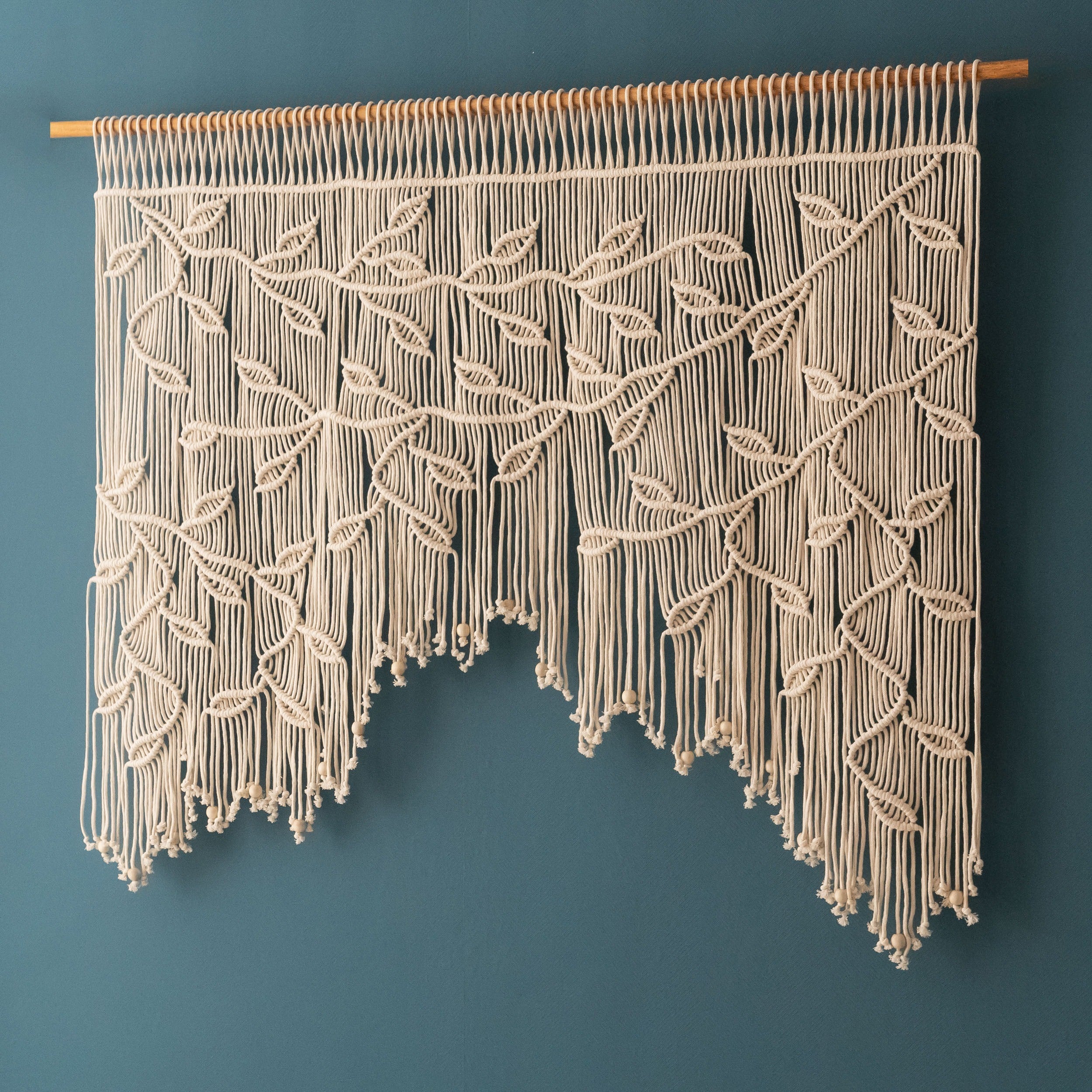Macrame Curtain macrame cord for boho wall curtain decor C02