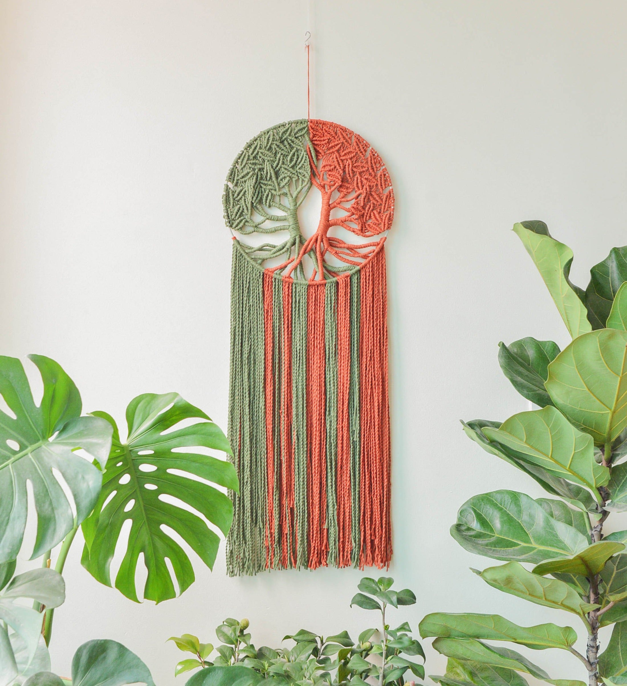 Macrame Tree of Life Wall Hanging for Boho Wall Decor W17