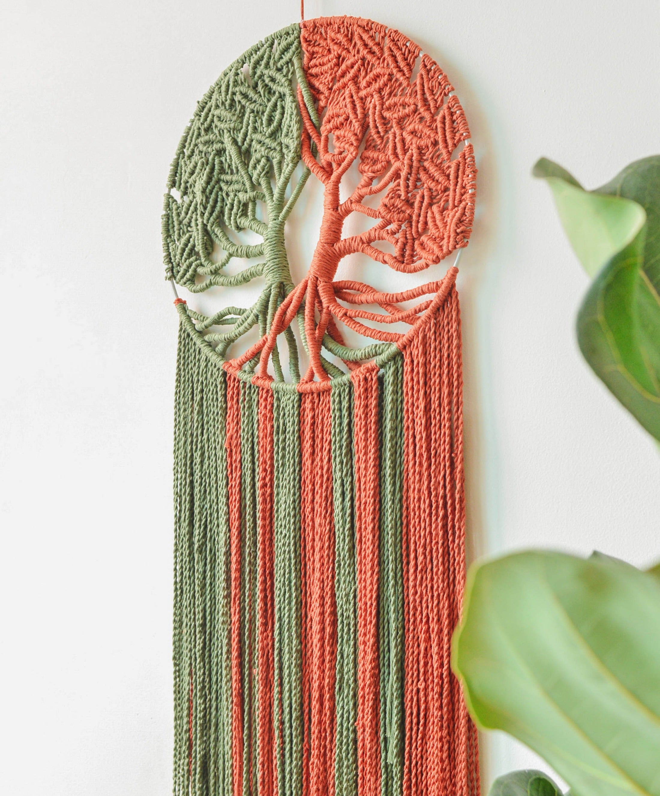 Macrame Tree of Life Wall Hanging for Boho Wall Decor W17