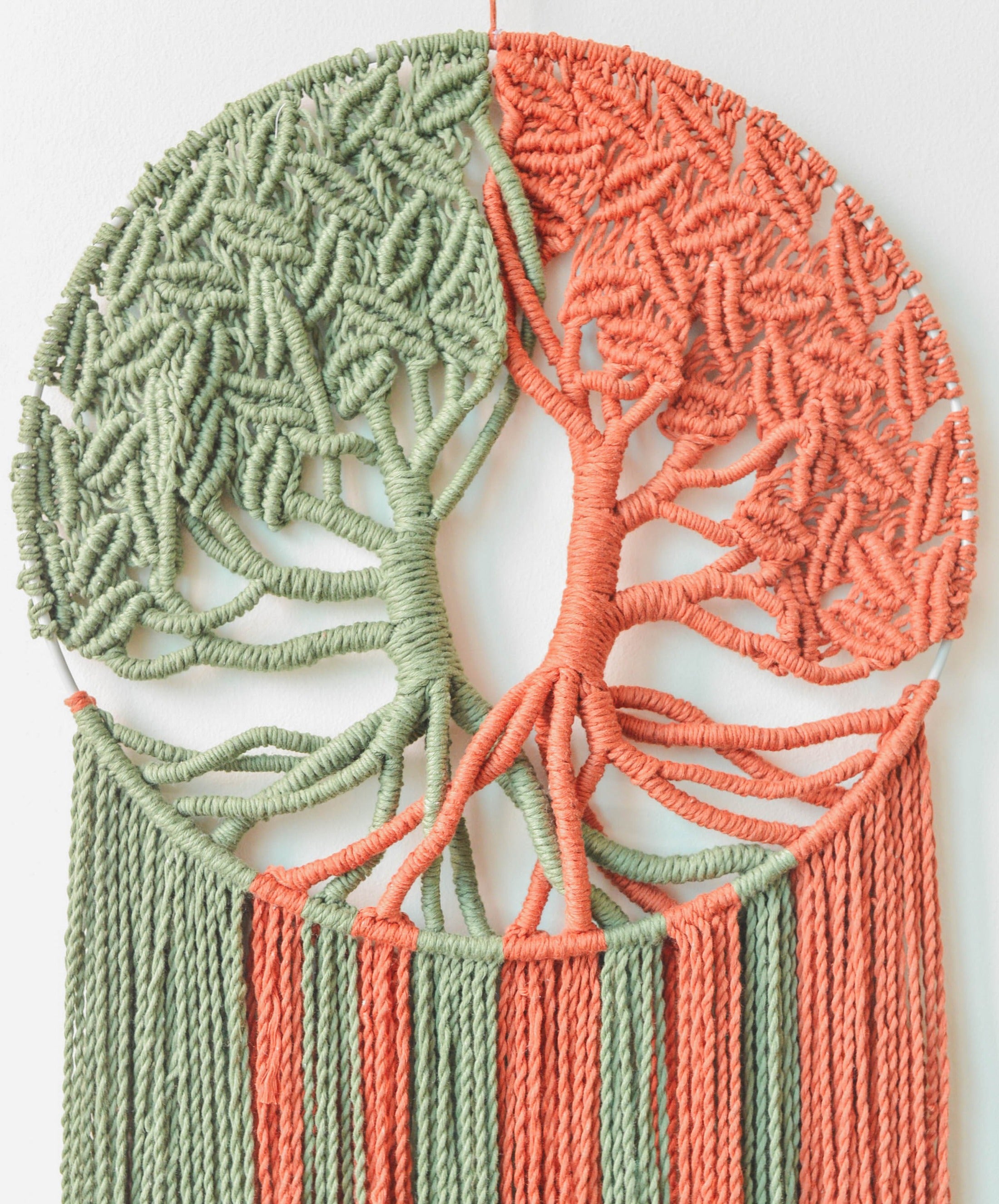 Macrame Tree of Life Wall Hanging for Boho Home Decor W17