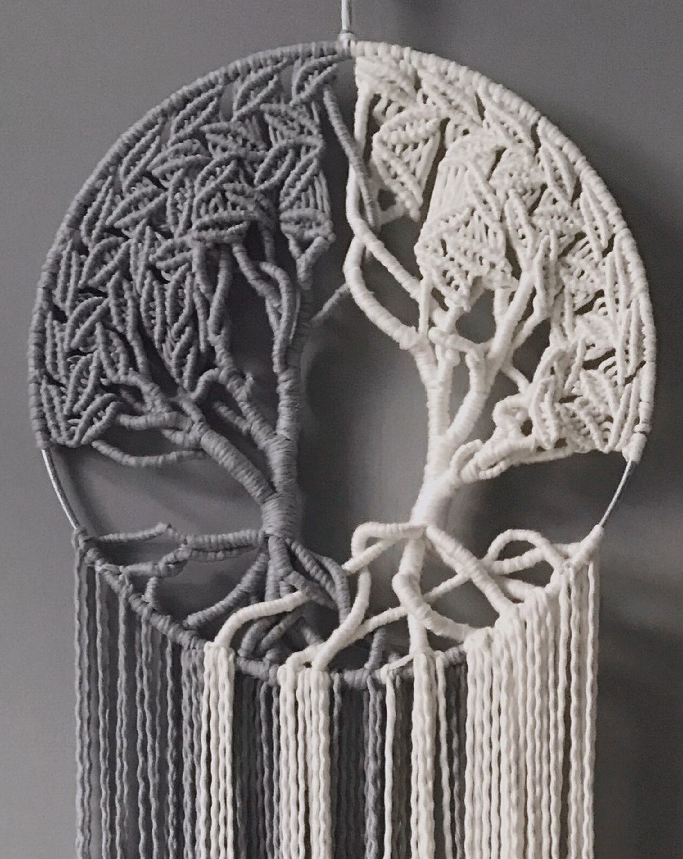 Macrame Tree of Life Wall Hanging for Boho Wall Decor W17