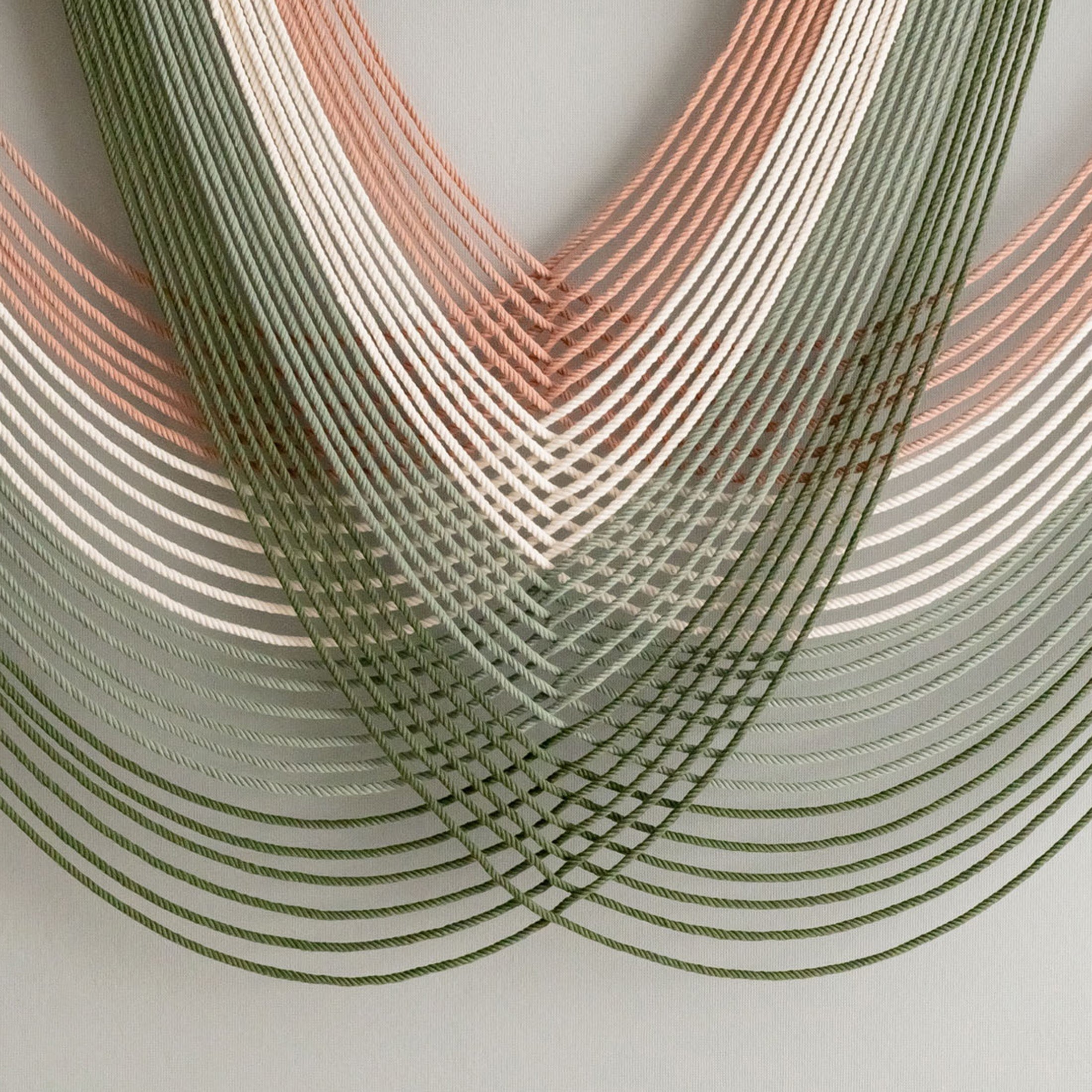 Large Modern Macrame Wall Art - The Matrix  V16