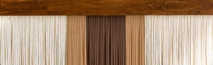 The Bloom macrame wall hanging for round boho wall art V60