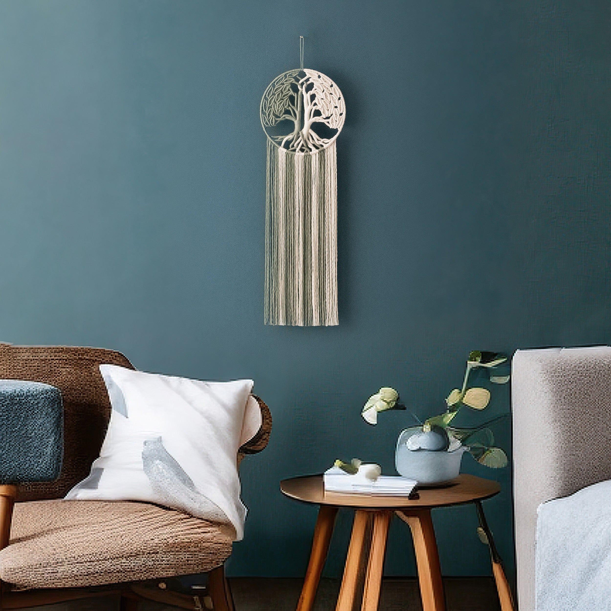 Macrame Wall Hanging – Cotton Tree of Life Decor V78